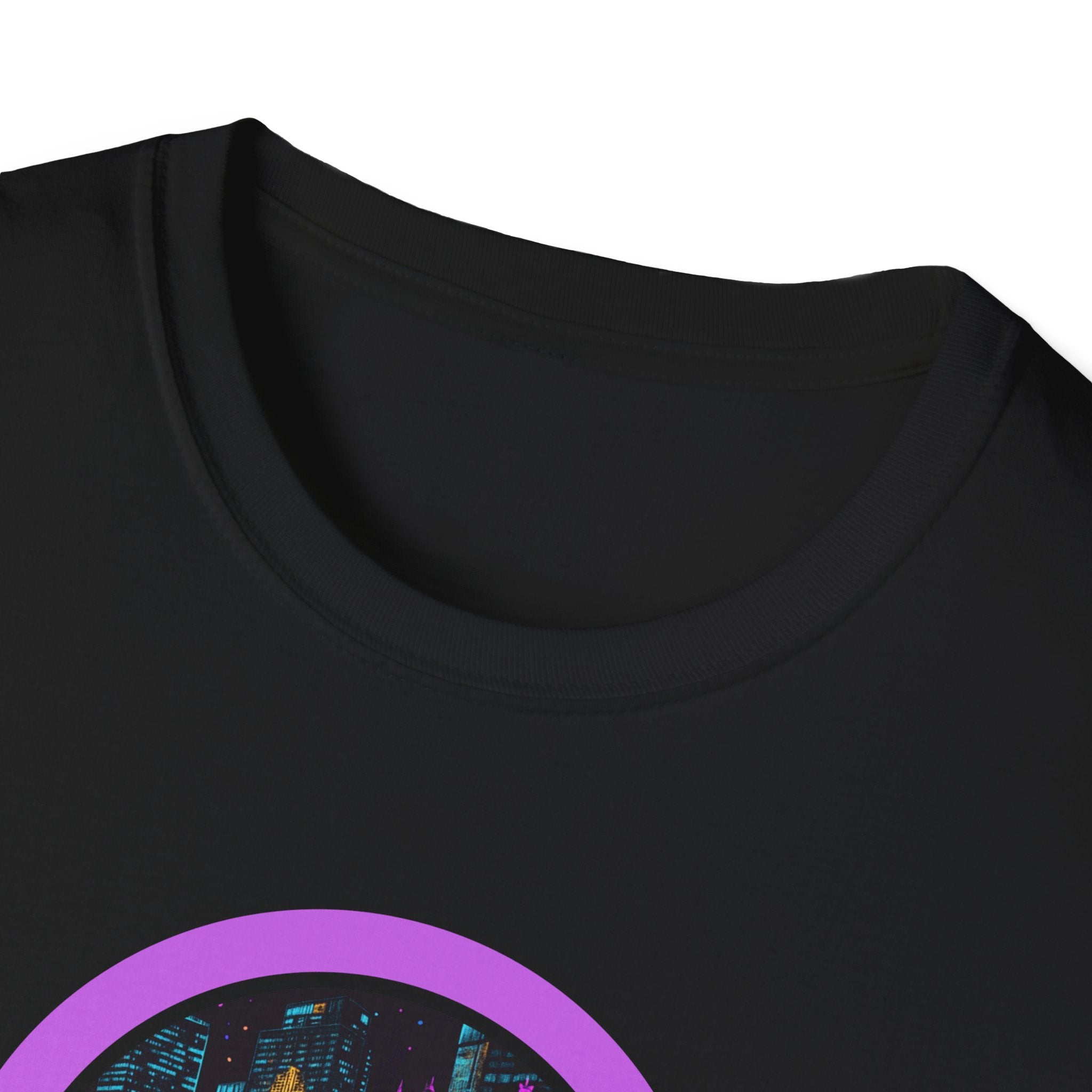 Manchester neon cityscape T-Shirt | retro skyline badge