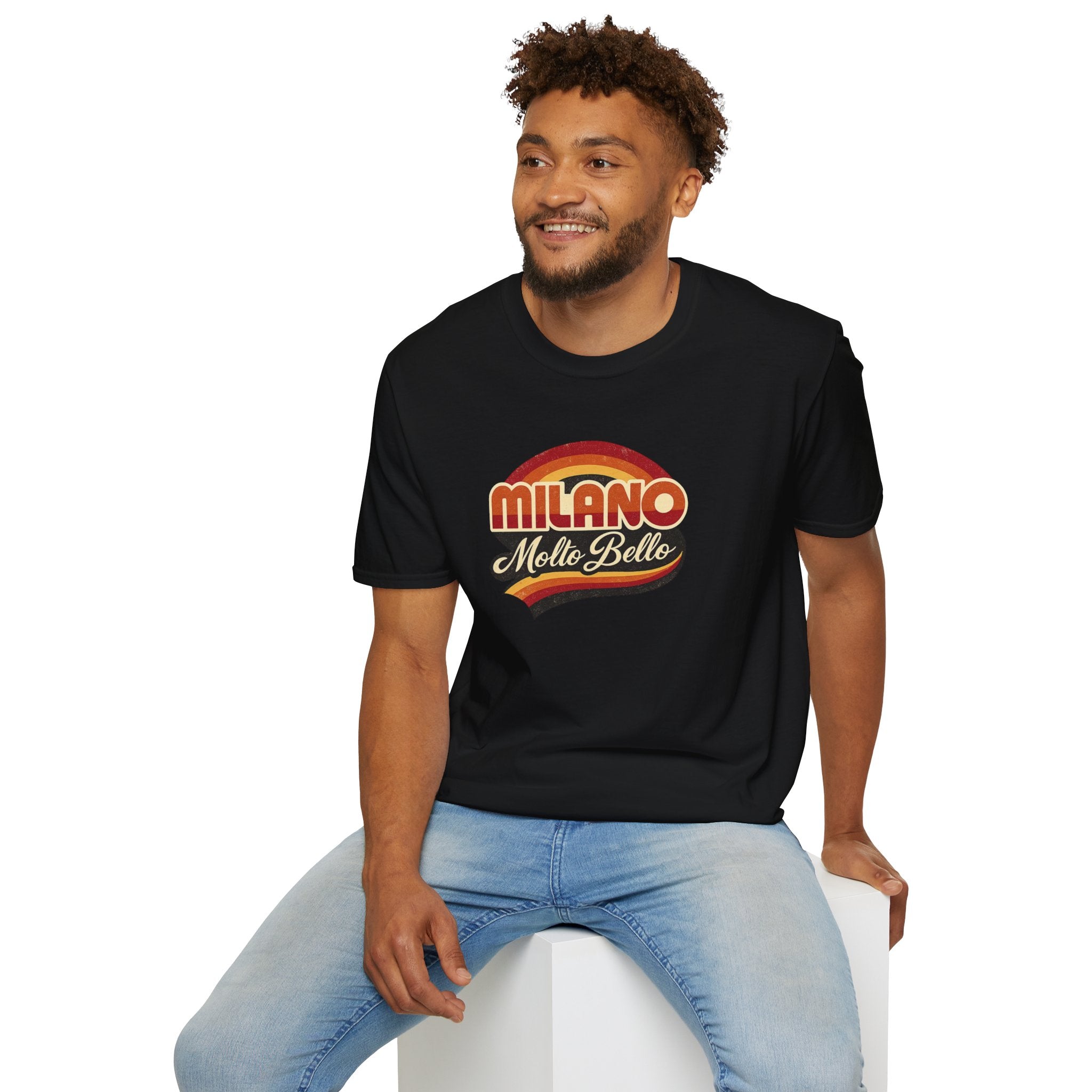 Milano Molto Bello Retro T-Shirt — Vintage Italian Graphic Tee