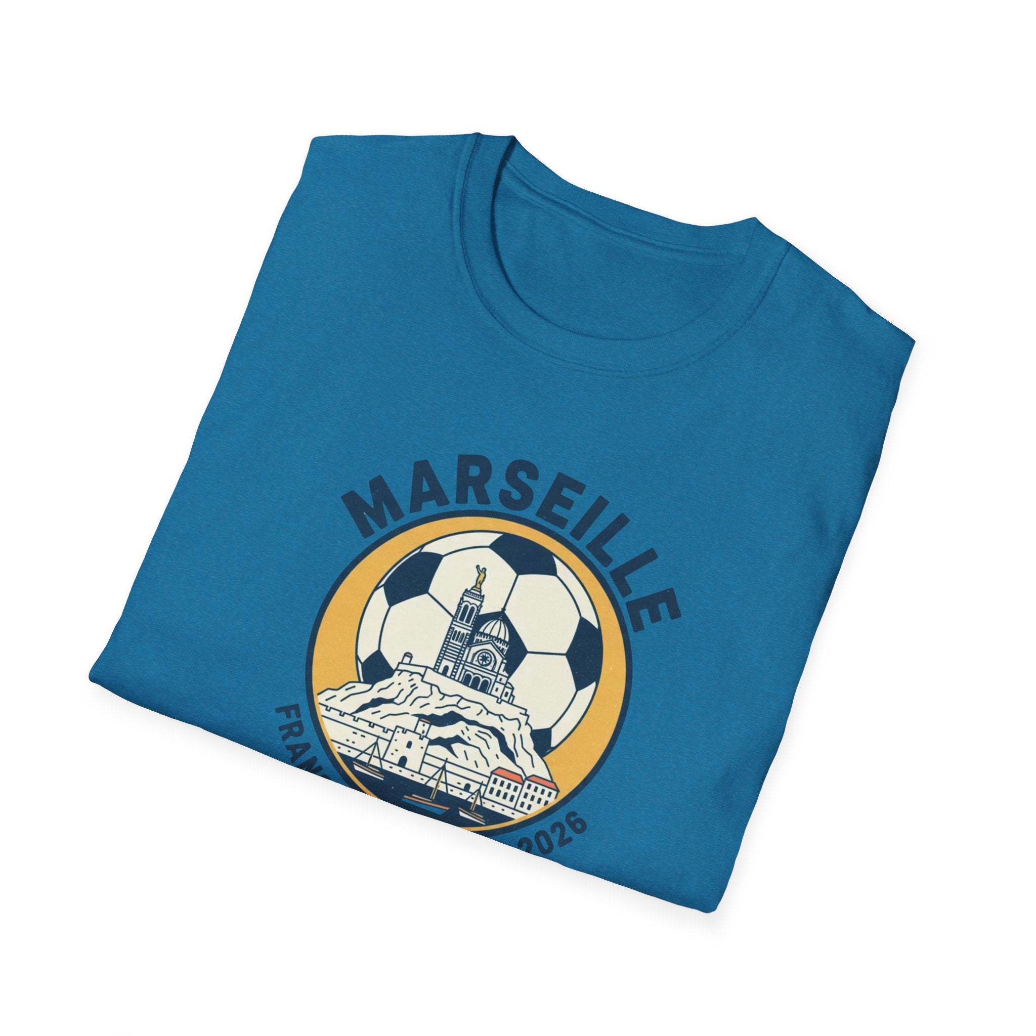 Marseille Soccer T‑Shirt – France World Cup 2026 Stadium Graphic