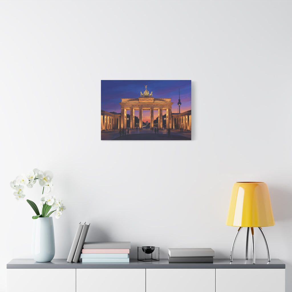 Brandenburg Gate Sunset Canvas Print