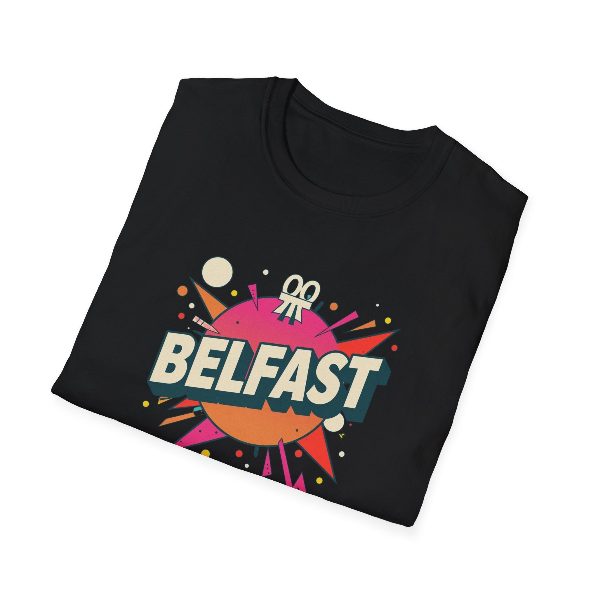 Belfast Retro Pop Art T-Shirt — Vintage City Graphic Tee