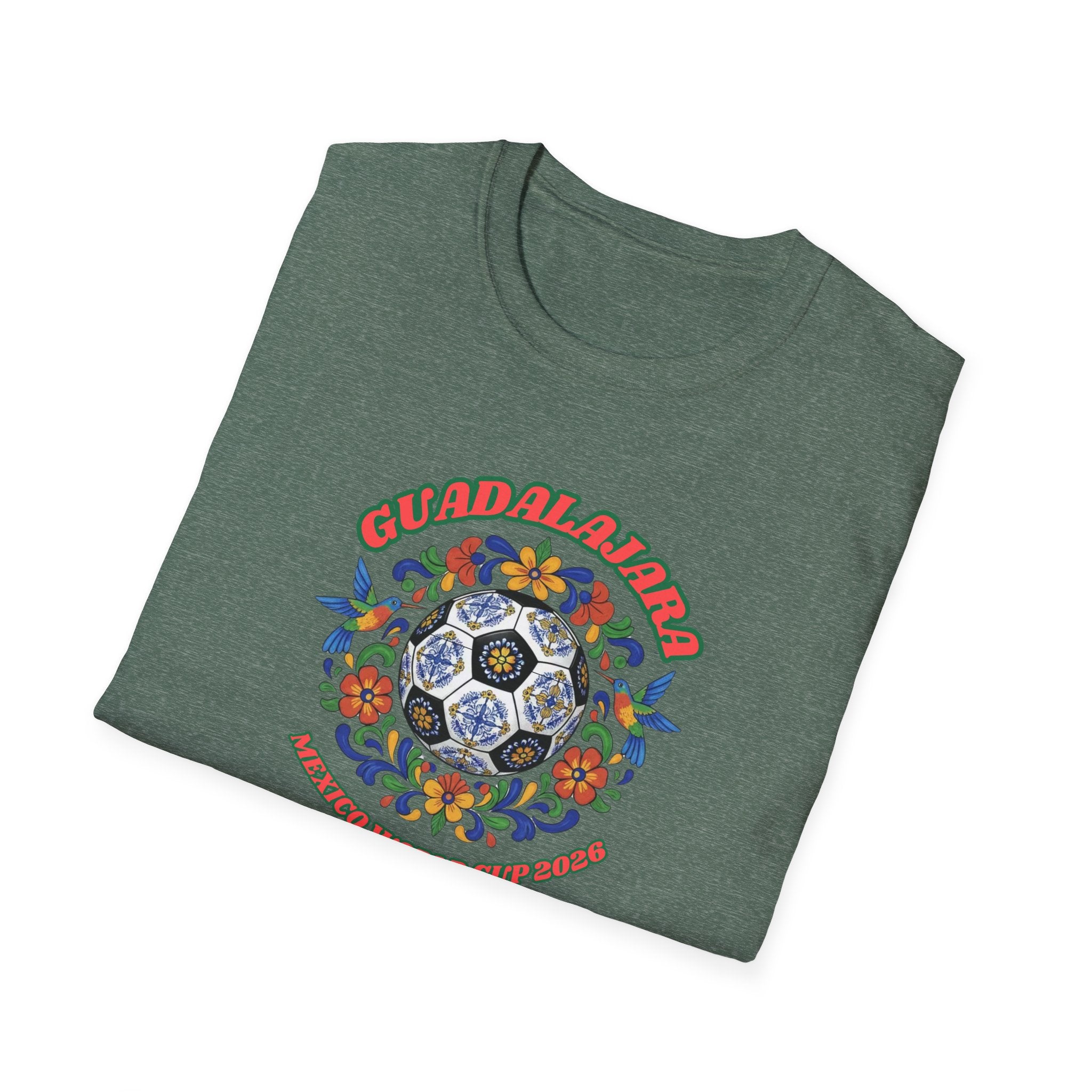 Day of the Dead Floral Soccer T-Shirt – Mexican Calavera Football Design