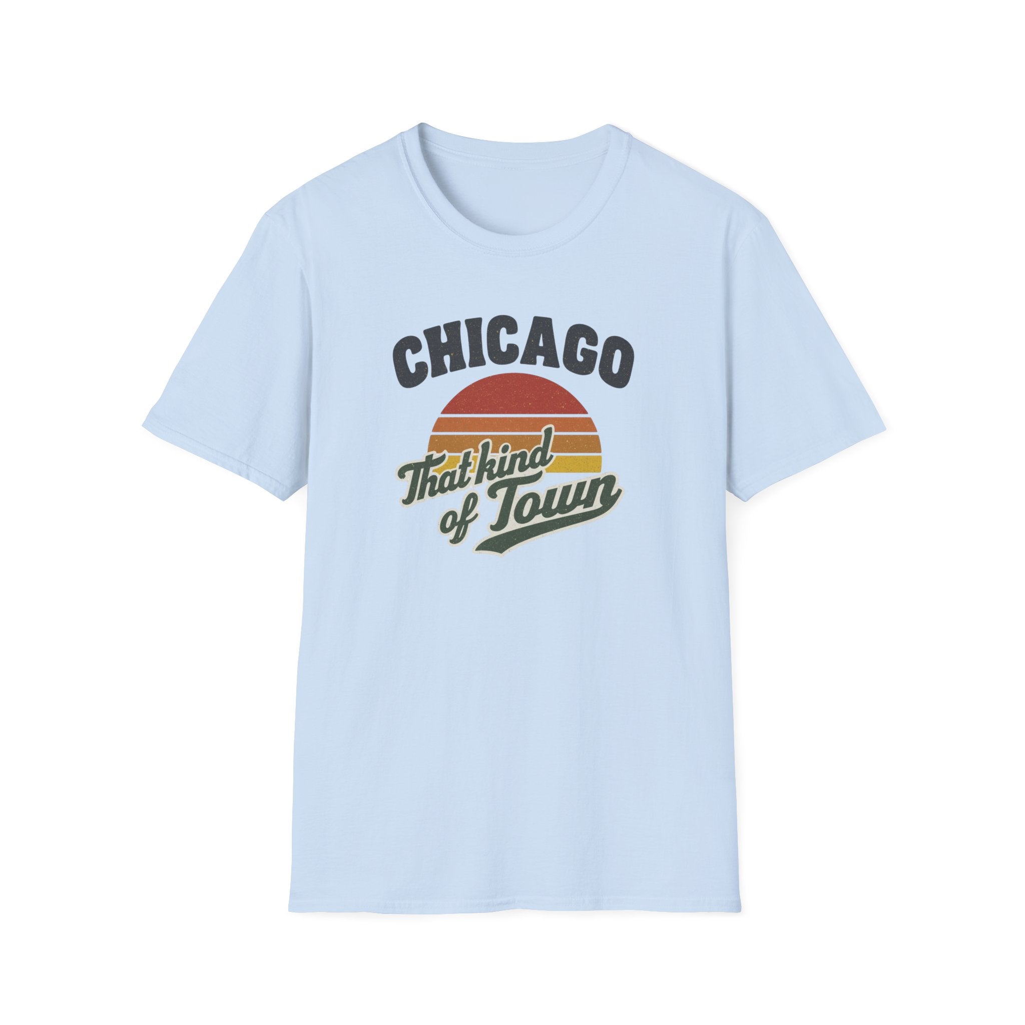Chicago That Kind of Town Retro Sunset T-Shirt