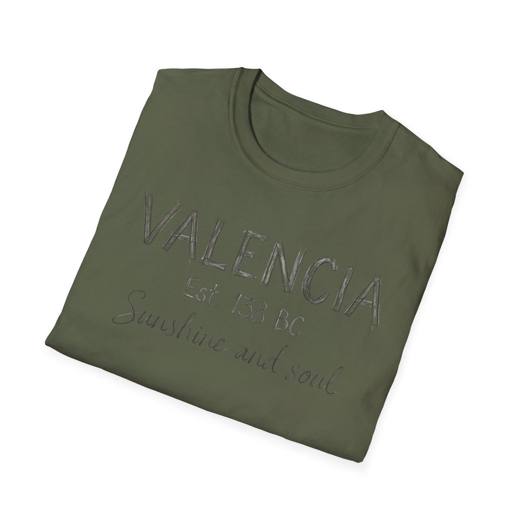 Valencia Est. 138 BC "Sunshine and Soul" T-Shirt