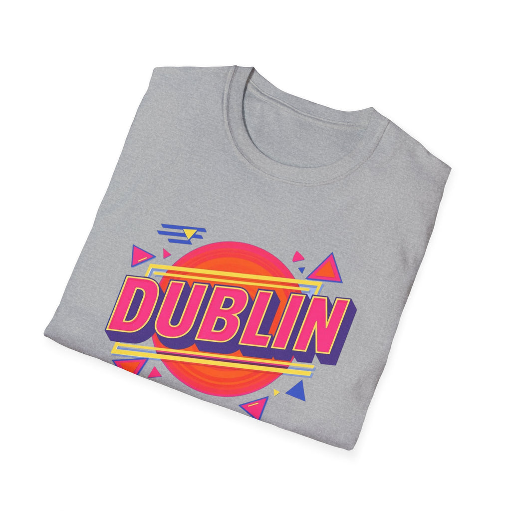 Dublin Retro 3D Unisex Softstyle T-Shirt