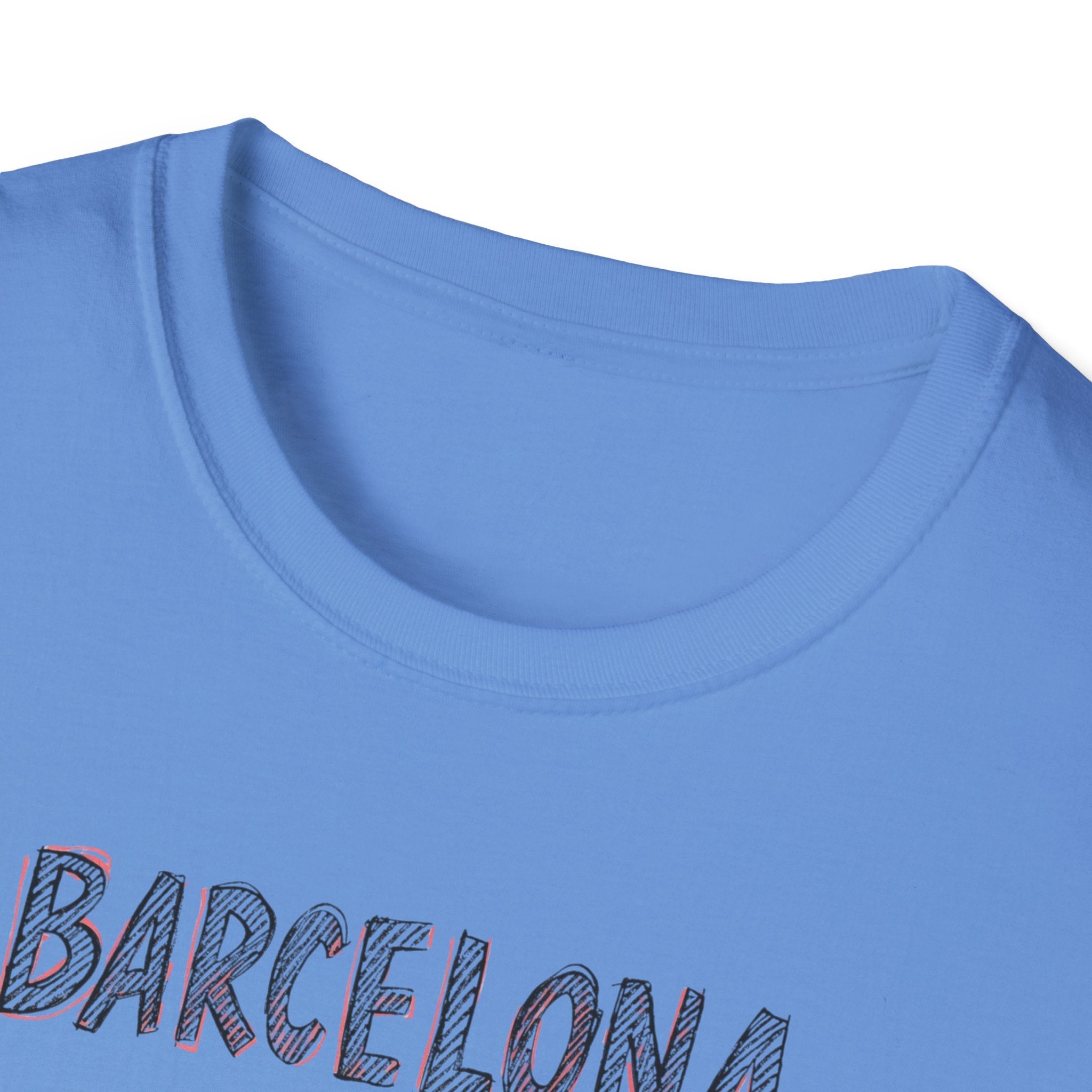 Barcelona Est. 15 B.C. T-Shirt – Vintage Travel Tee with "Art is our language" Script