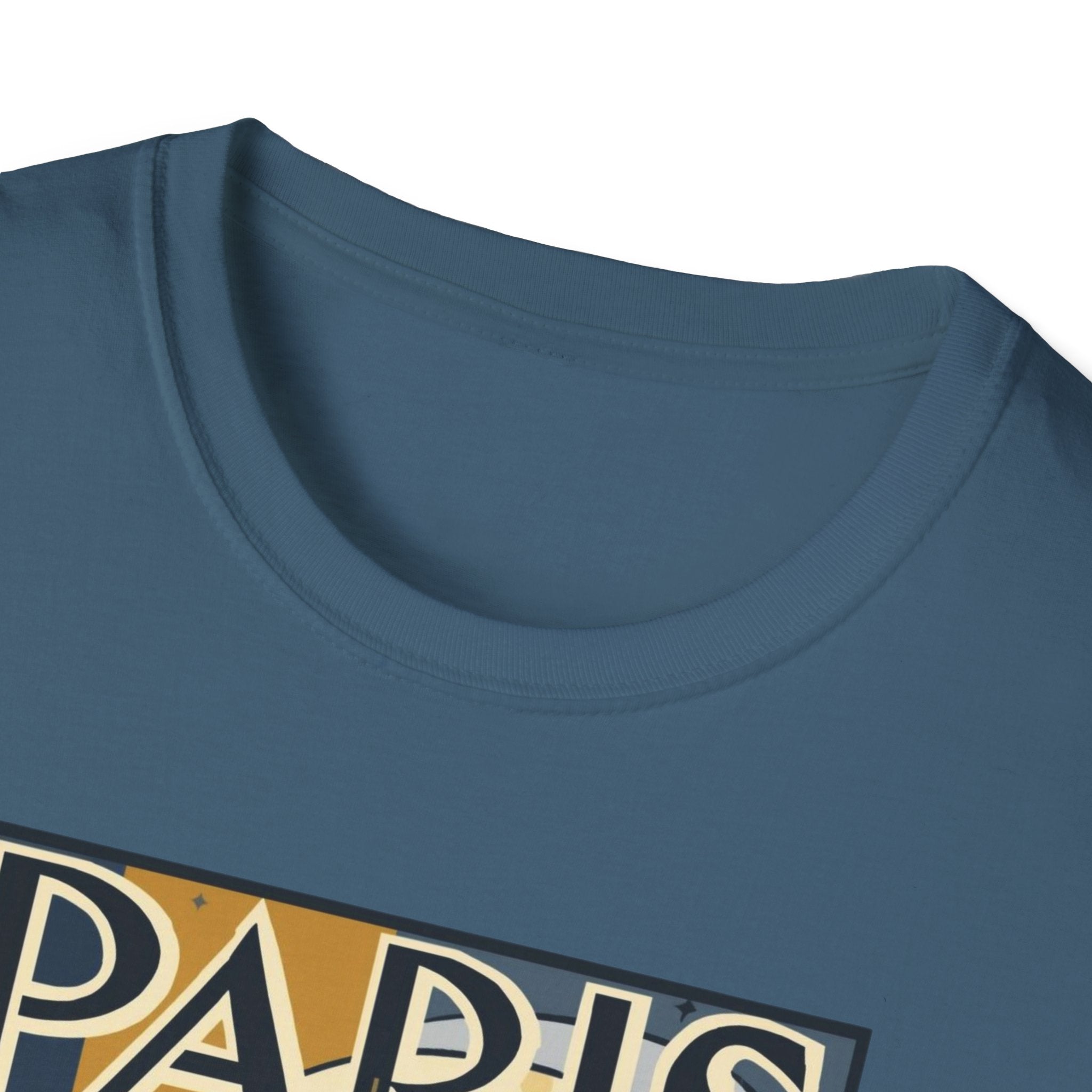 Paris Travel Poster T-Shirt — Retro Art Deco Cityscape Tee