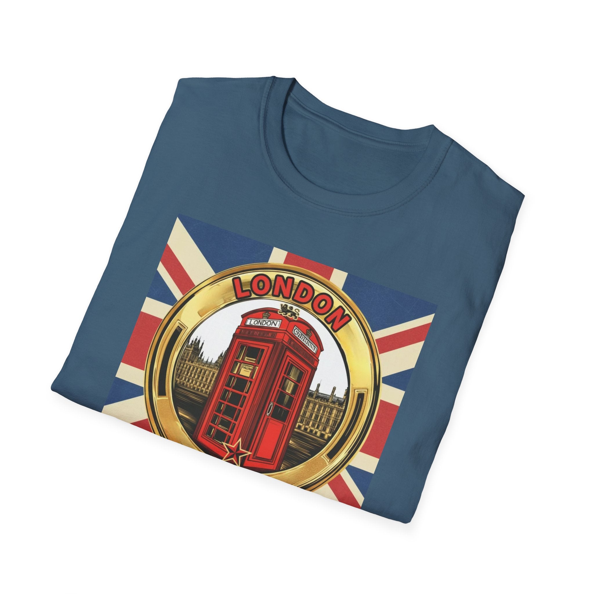 London Phone Booth T-Shirt World Cup 2026 — Vintage Union Jack Travel Supporters Tee