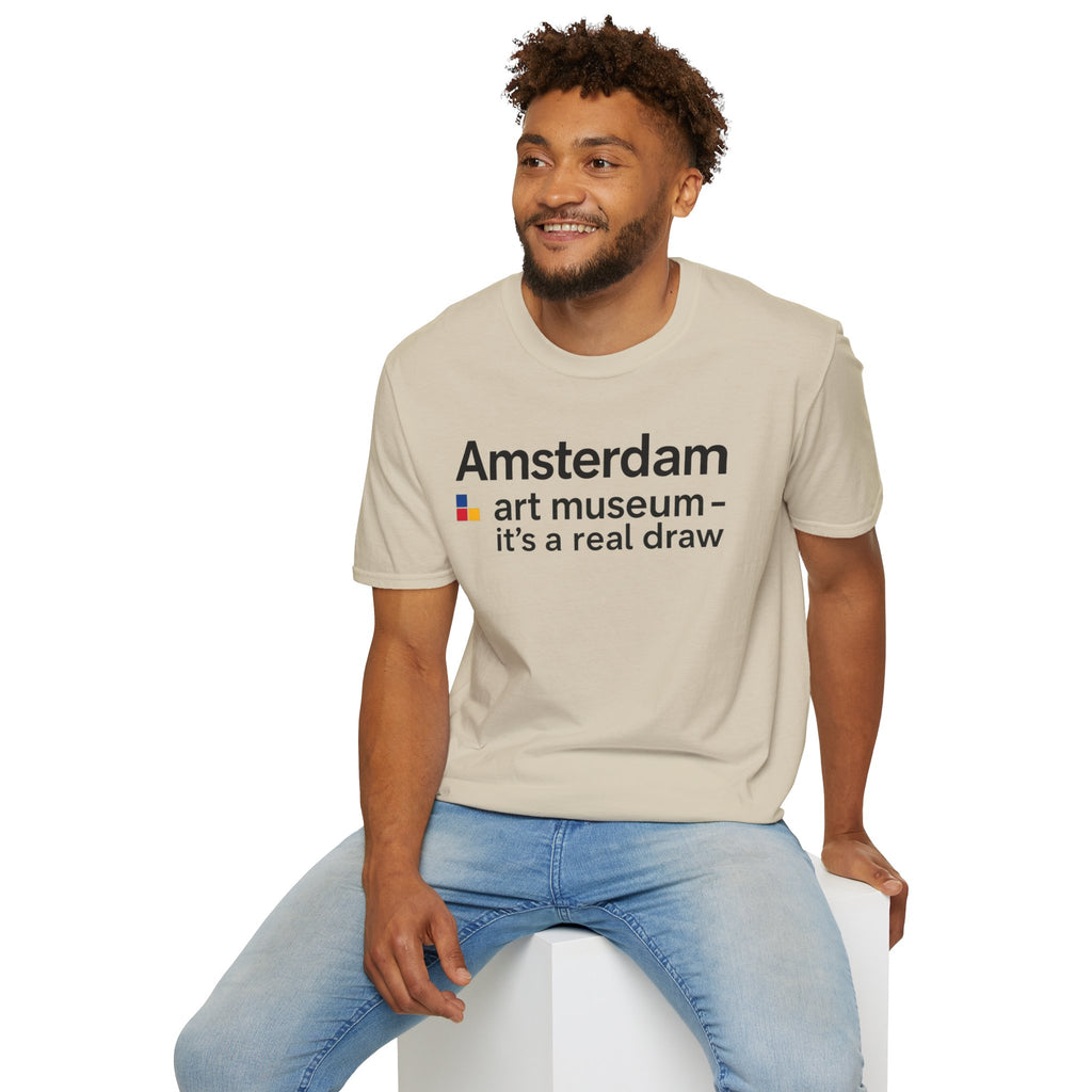 Amsterdam Art Museum T-Shirt — "it's a real draw" Graphic Tee