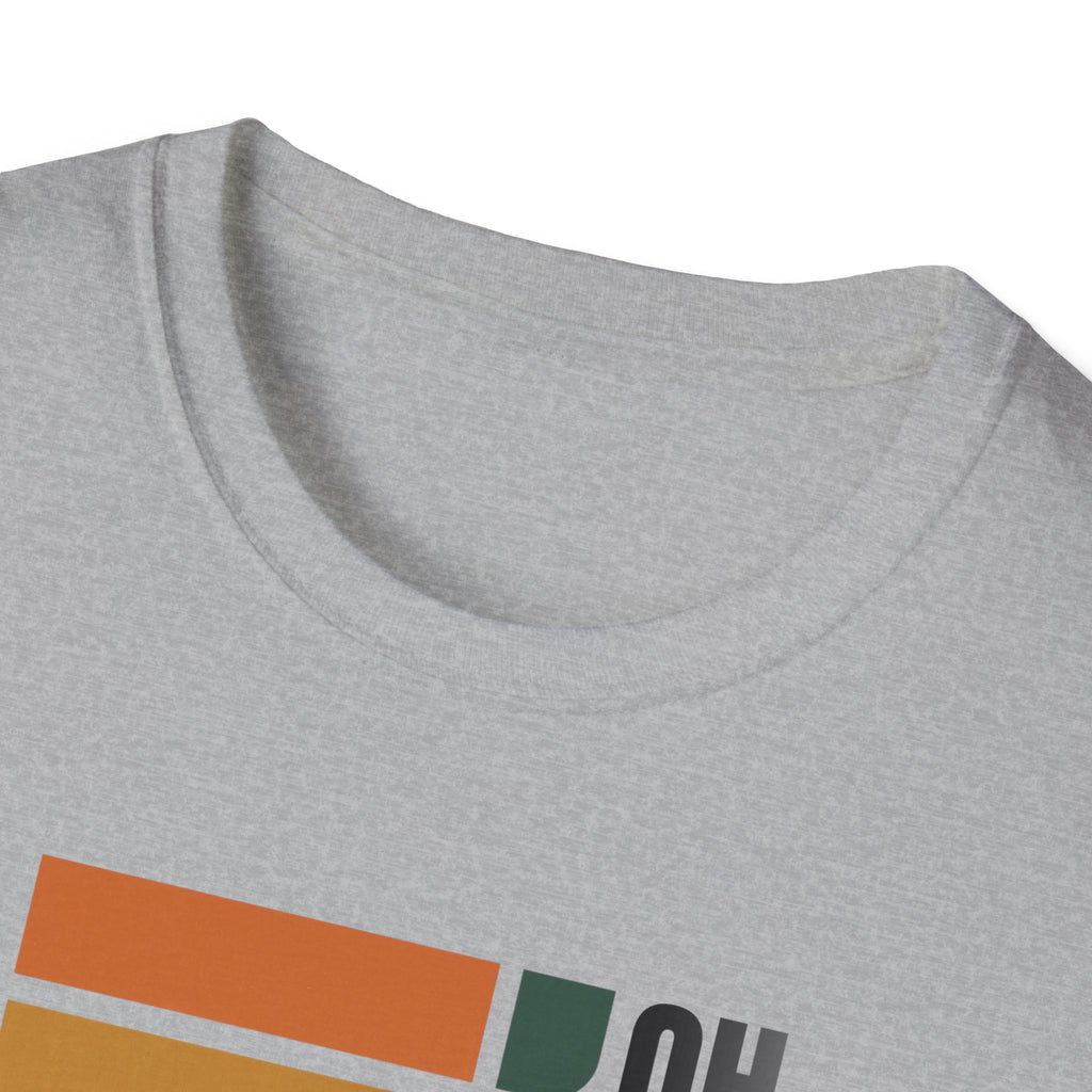 Ohio State Outline Stripes T-Shirt | Retro Buckeye Pride