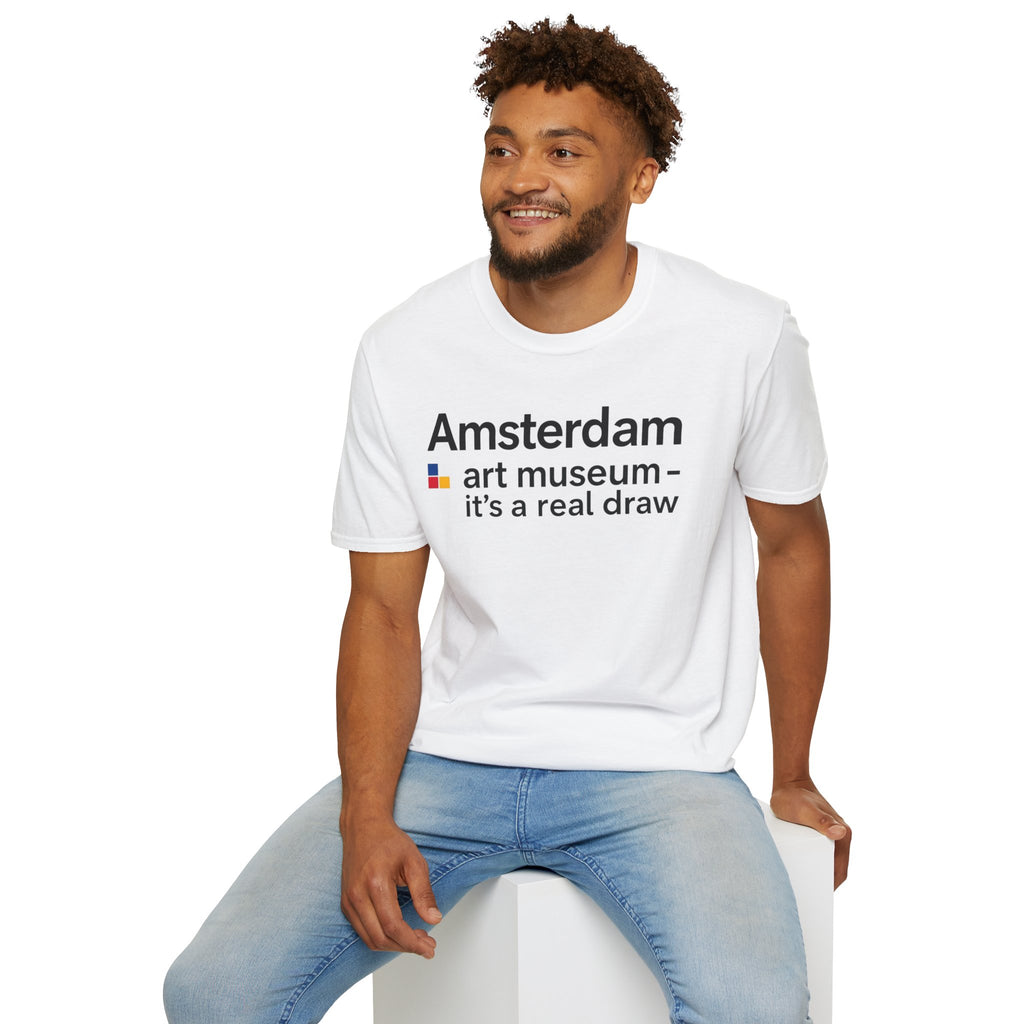 Amsterdam Art Museum T-Shirt — "it's a real draw" Graphic Tee