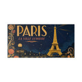 Paris La Ville Lumière Stretched Canvas Wall Art – Vintage Eiffel Tower Print