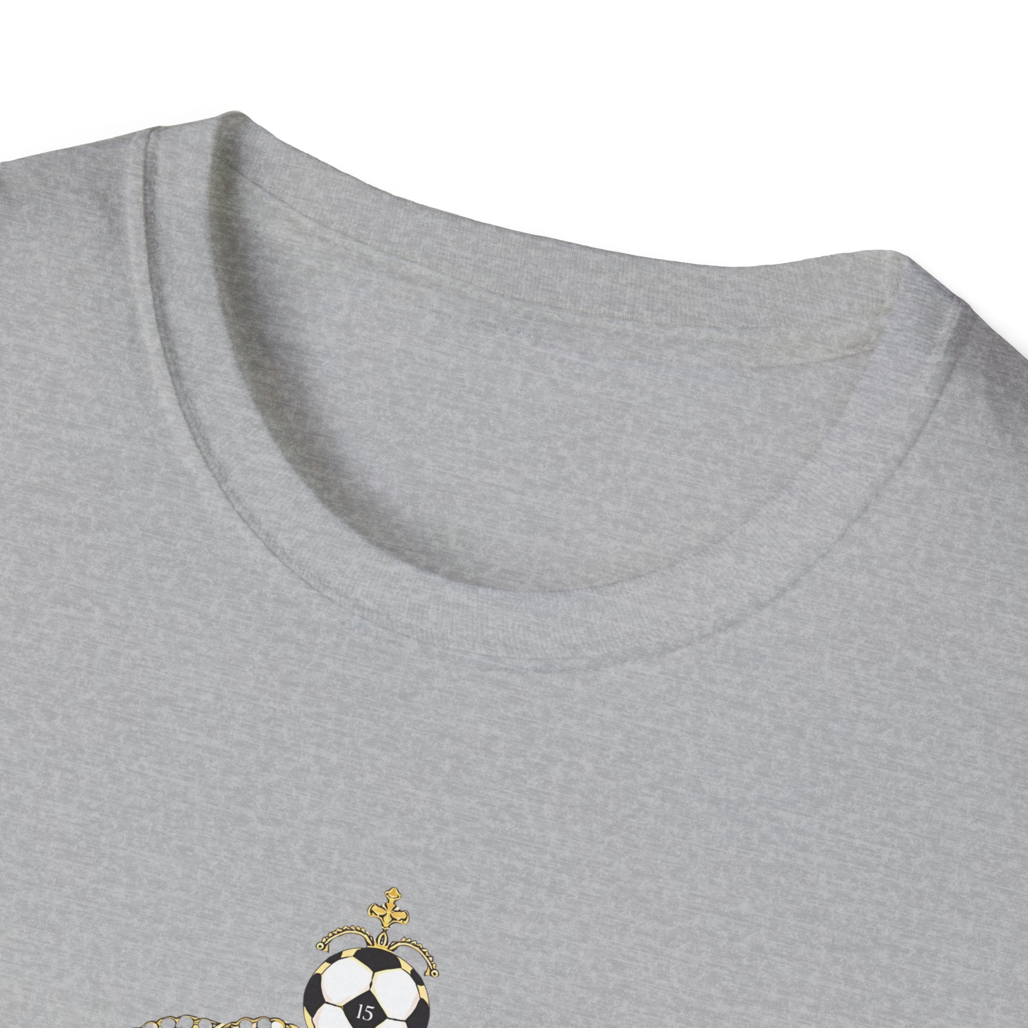 Crown with Soccer Ball Hala Madrid T-Shirt | Football Fan Tee