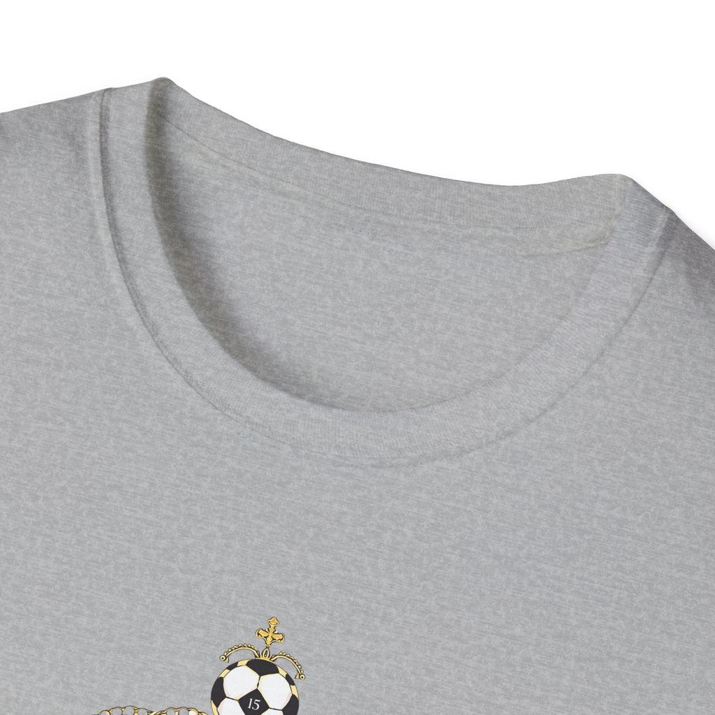 Crown with Soccer Ball Hala Madrid T-Shirt | Football Fan Tee