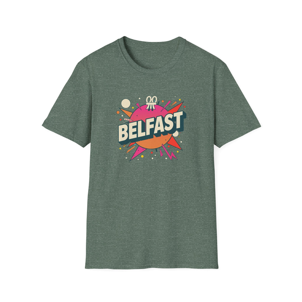 Belfast Retro Pop Art T-Shirt — Vintage City Graphic Tee