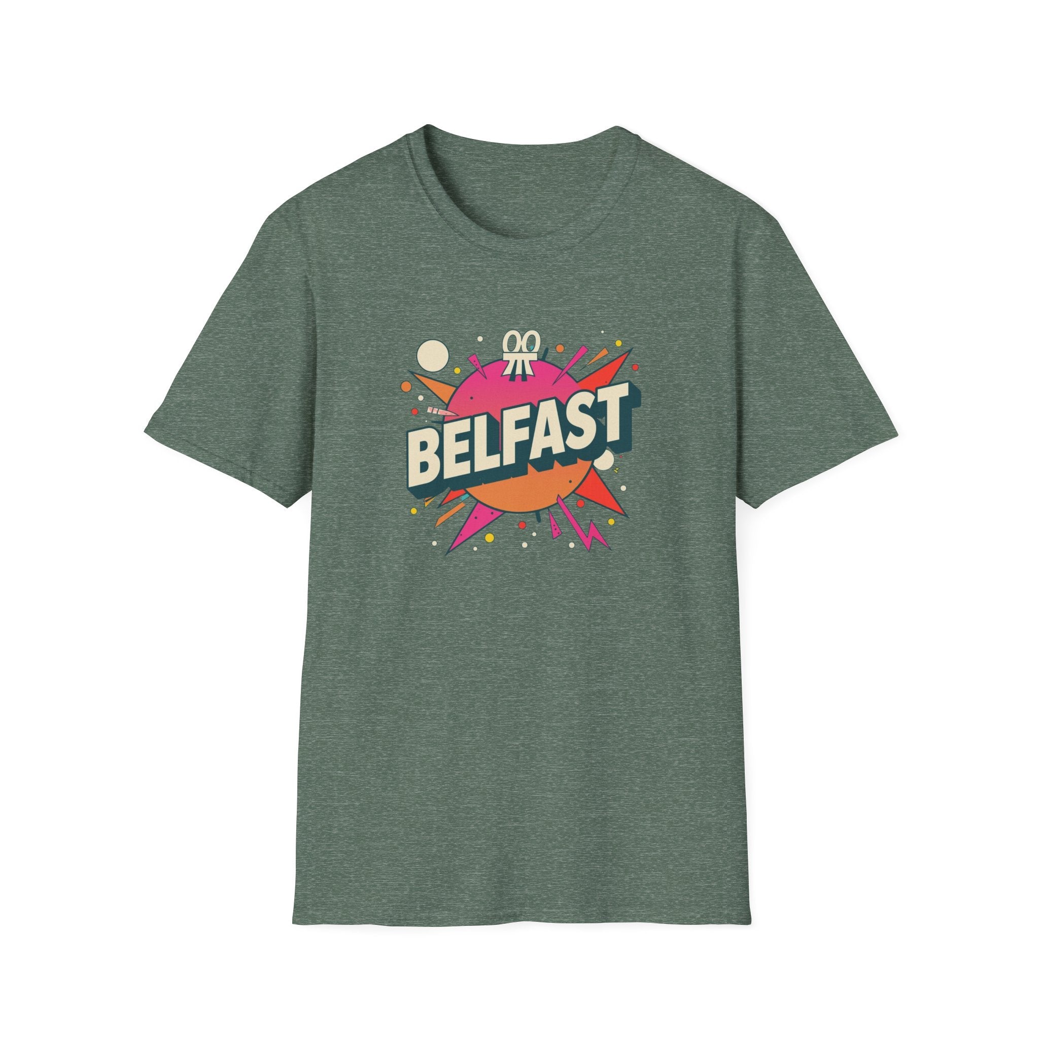 Belfast Retro Pop Art T-Shirt — Vintage City Graphic Tee