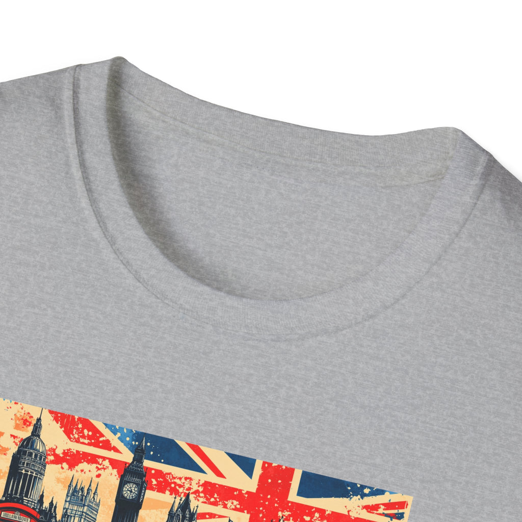 London Skyline Graphic T-Shirt | Union Jack, Tower Bridge, Red Phone Booth
