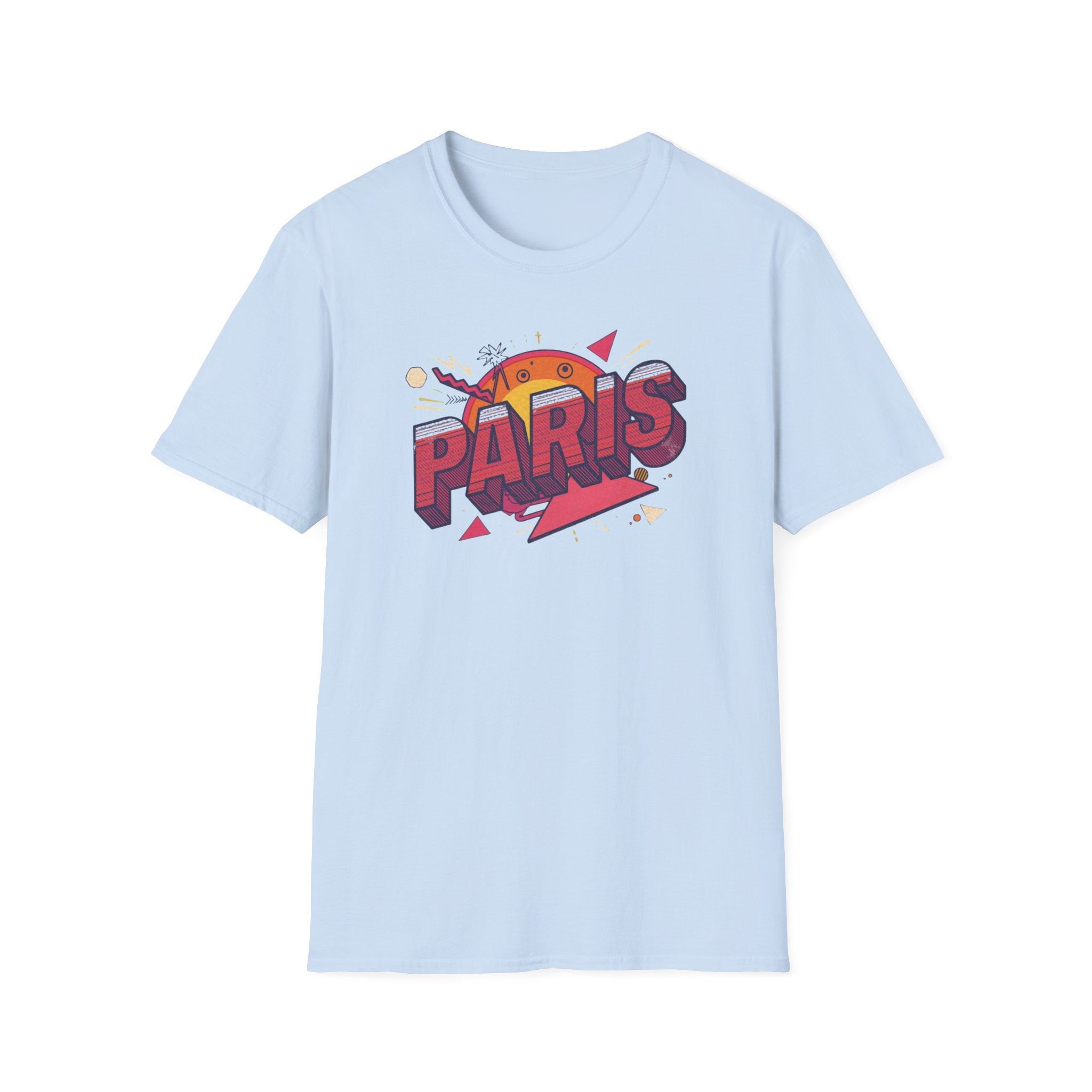 Paris Retro Graphic T-Shirt — Vintage Sunset Travel Tee