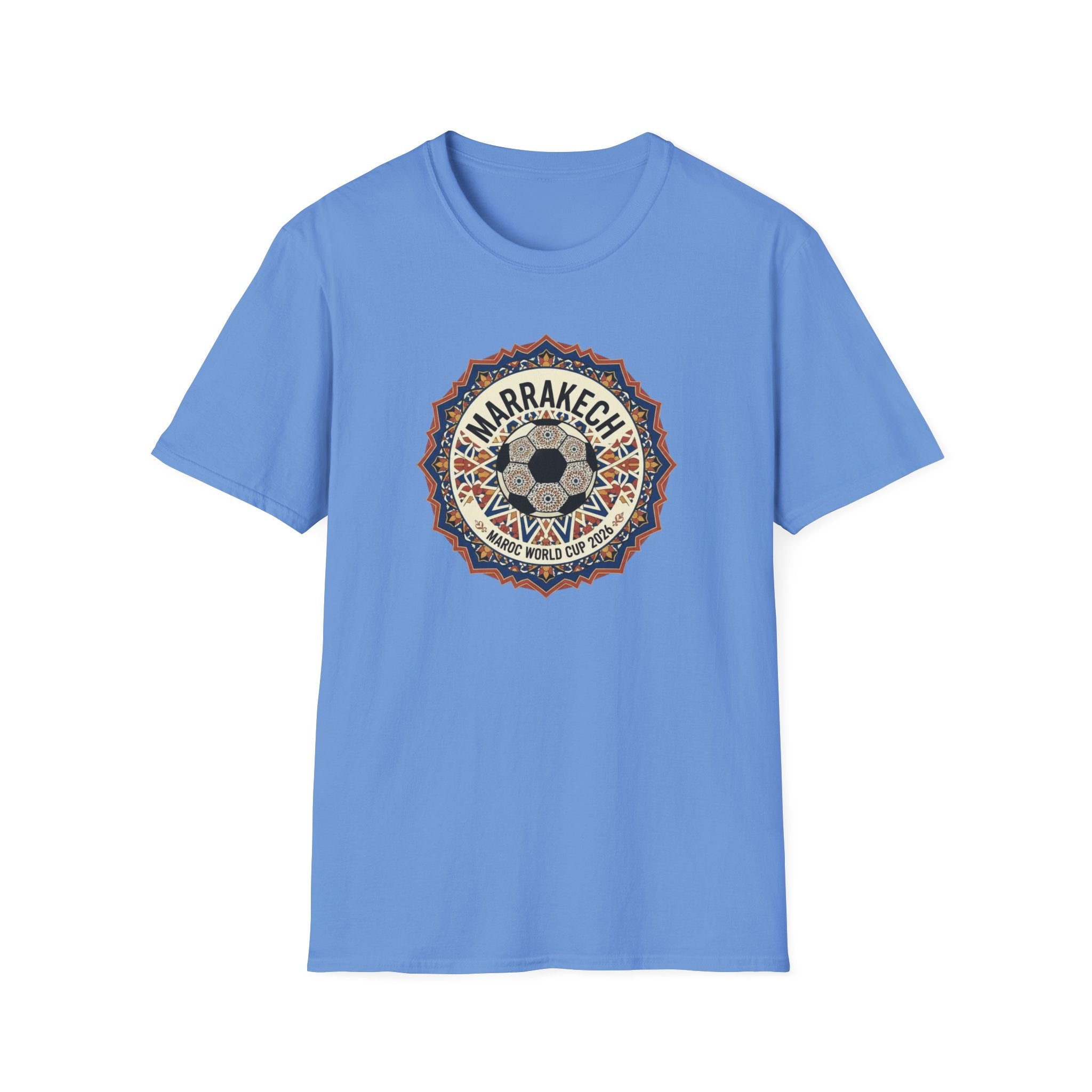 Marrakech Mosaic T-Shirt — Vintage Moroccan Mandala Travel Tee