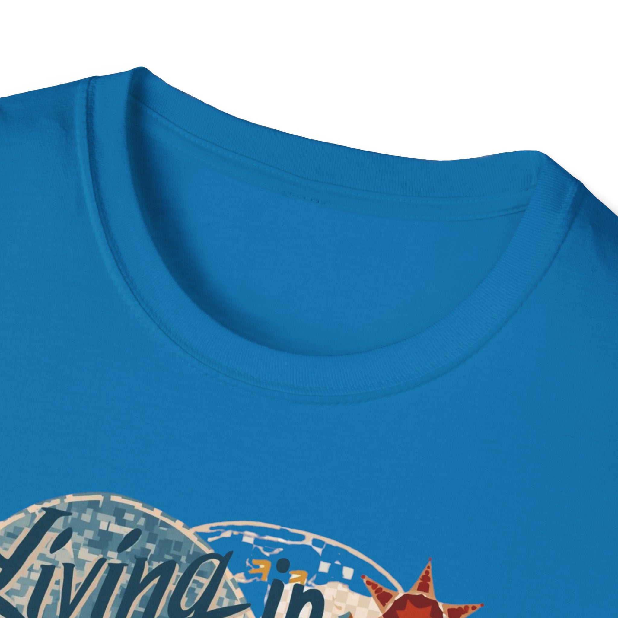 Barcelona Art Tee — "Living in Barcelona is an Art, Mostly Abstract" Graphic T-Shirt