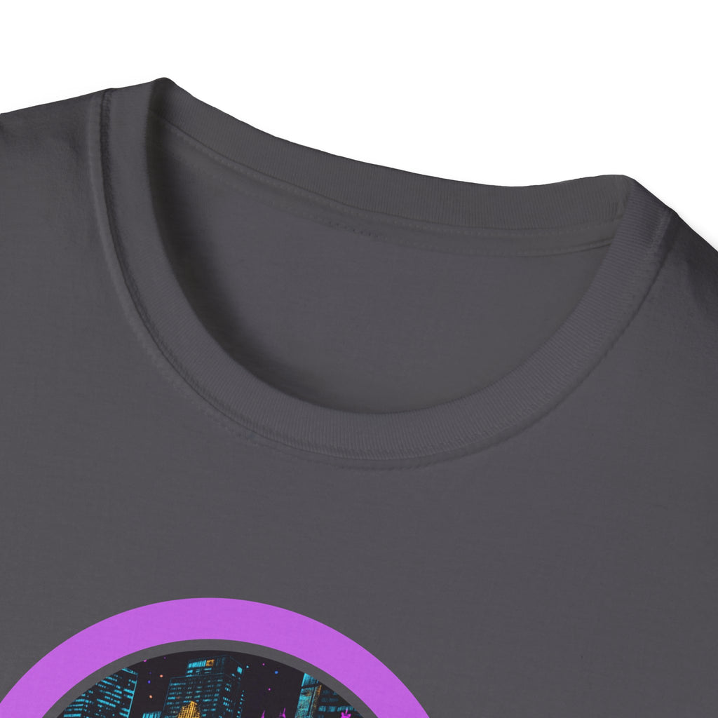 Manchester neon cityscape T-Shirt | retro skyline badge