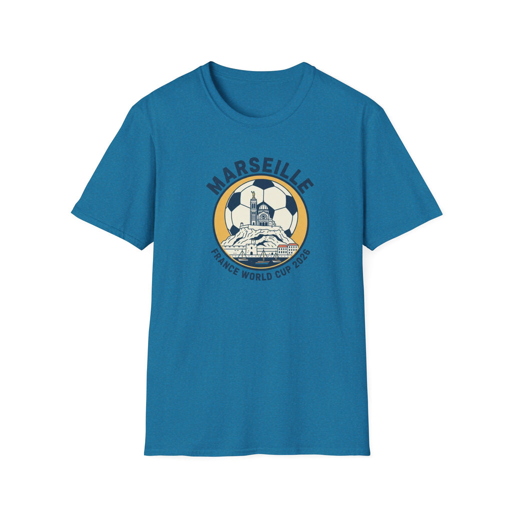 Marseille Soccer T‑Shirt – France World Cup 2026 Stadium Graphic