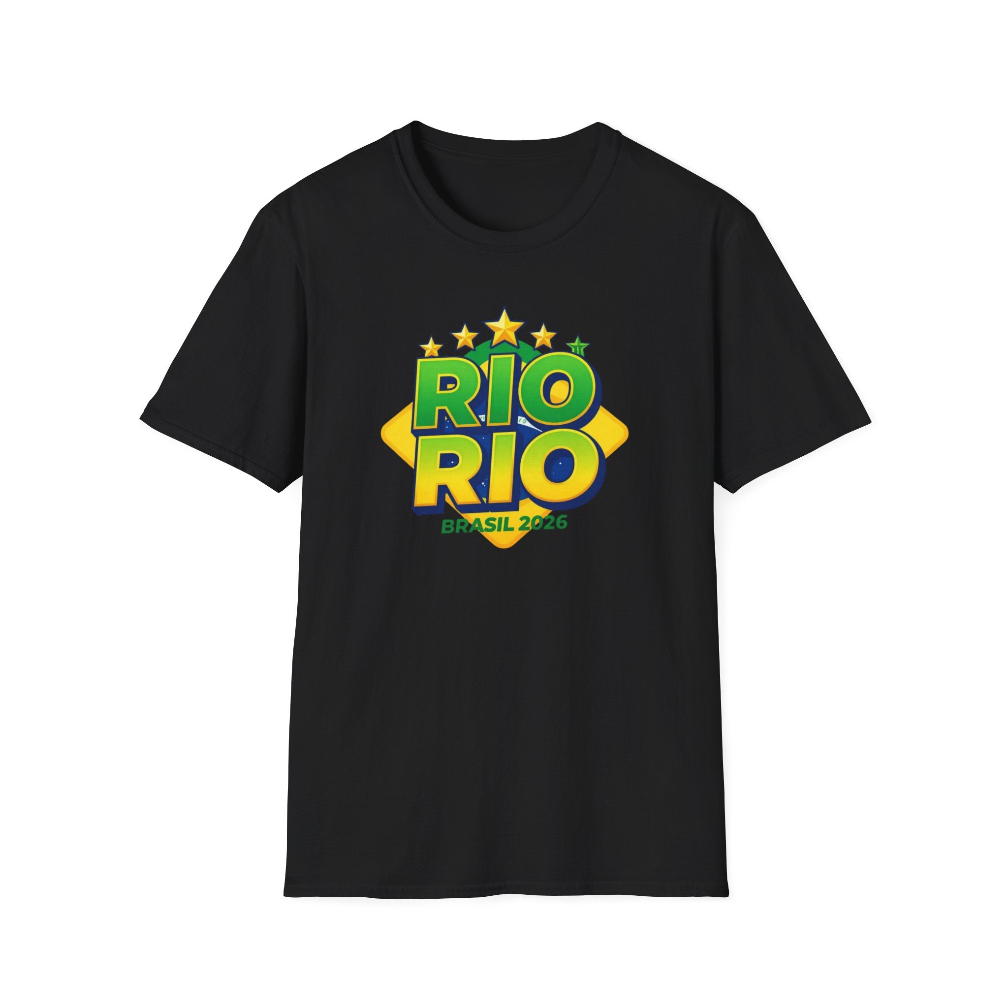 Rio Rio Brasil 2026 T-Shirt — Bright Brazilian Travel Souvenir Tee