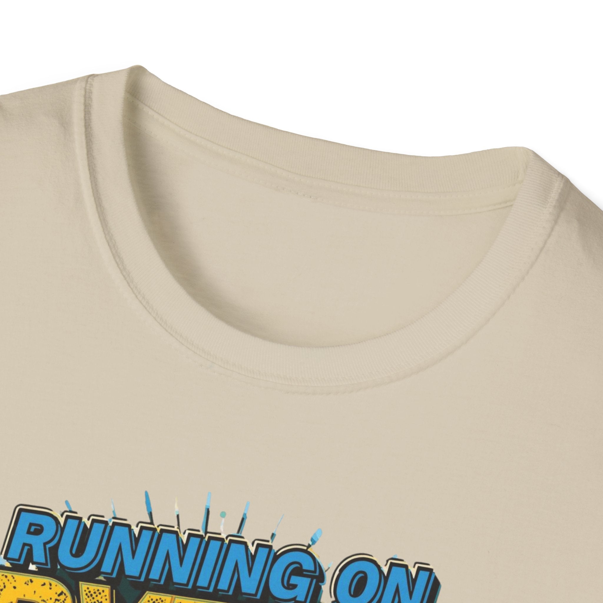 Running on Bytes and Vibes T-Shirt — Austin Retro Tech Graphic Tee