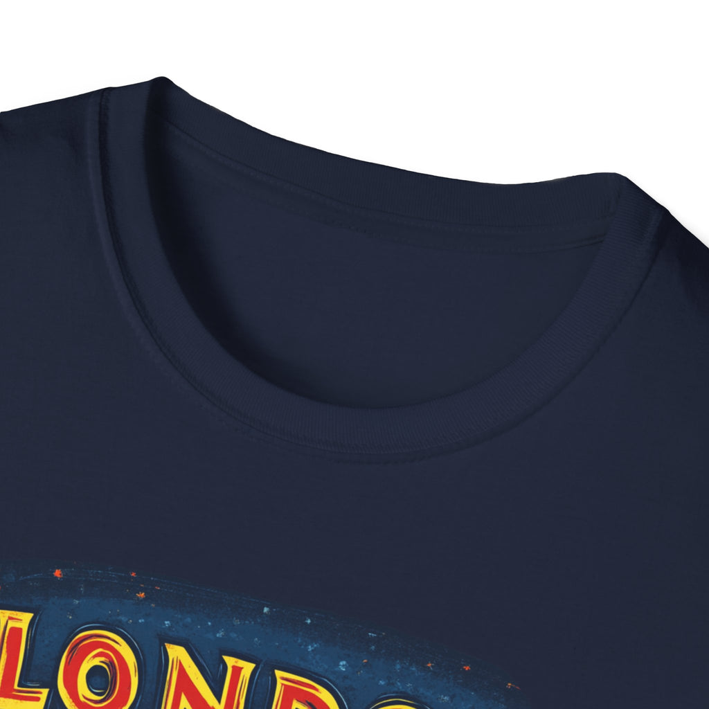 London Vintage Double-Decker Bus T-Shirt | Retro Cityscape Tee