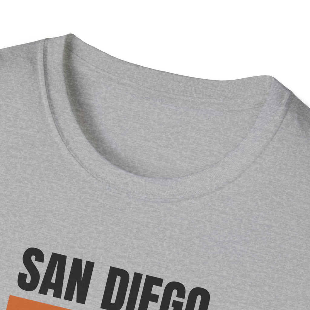 San Diego Retro Stripes T-Shirt | Vintage City Graphic