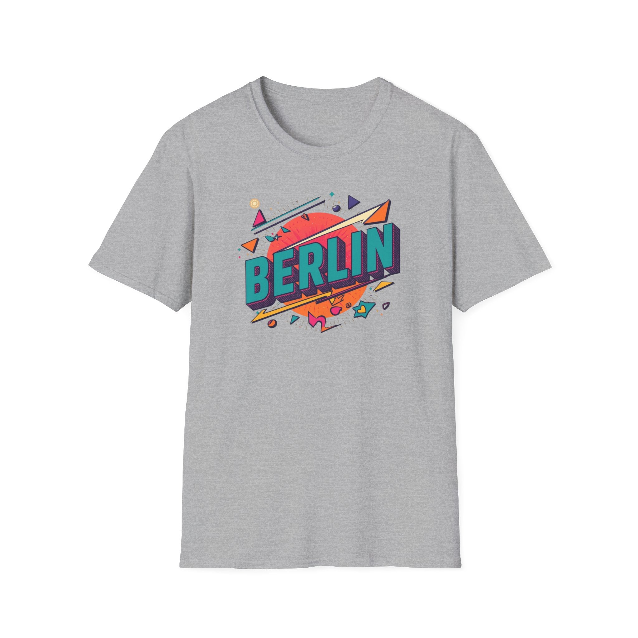 Berlin Retro Graphic T-Shirt — Colorful Vintage City Tee