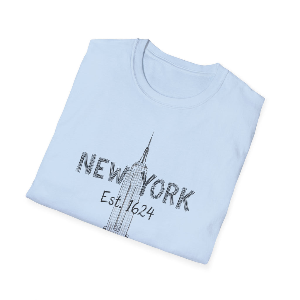New York T-Shirt — 'Where Dreams Have Addresses' Skyline Tee