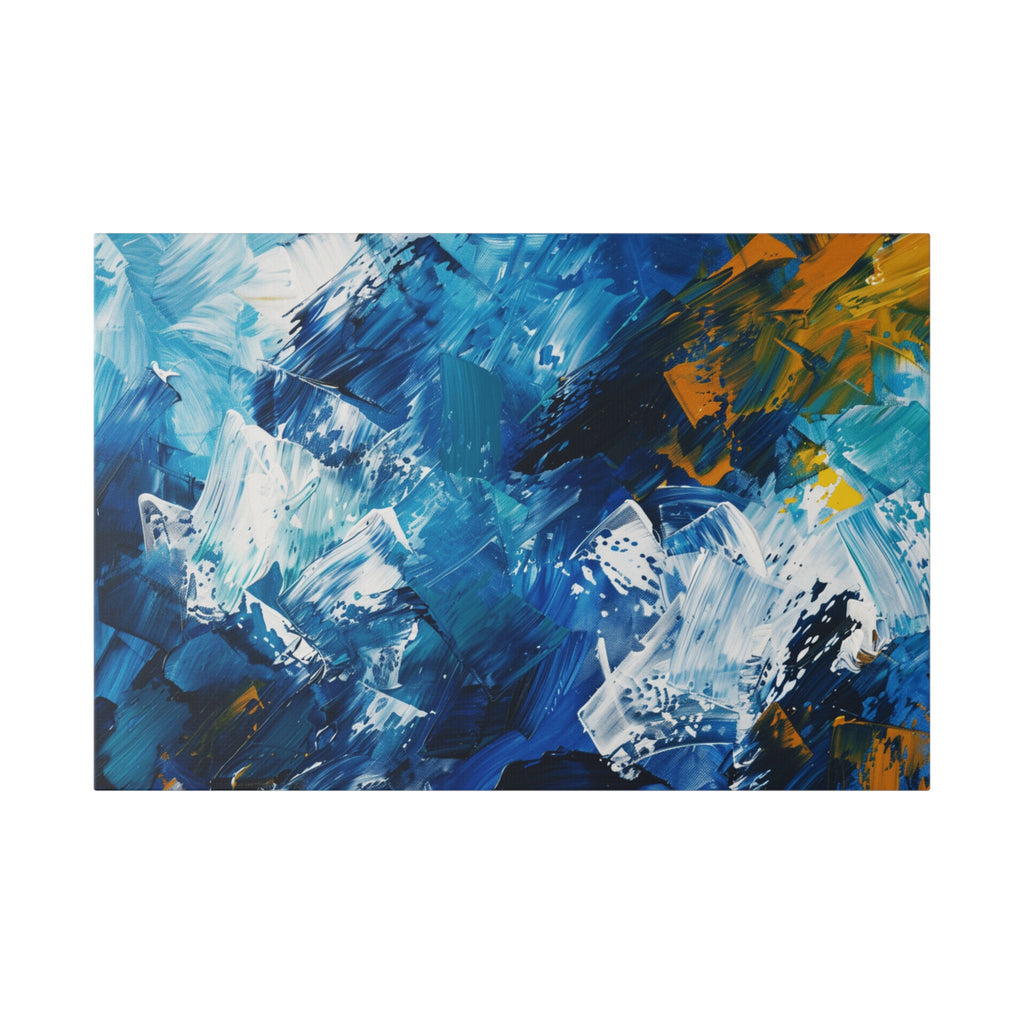 Abstract Painting Inspired by Munich and Bavarian Culture Stretched Canvas Wall Art