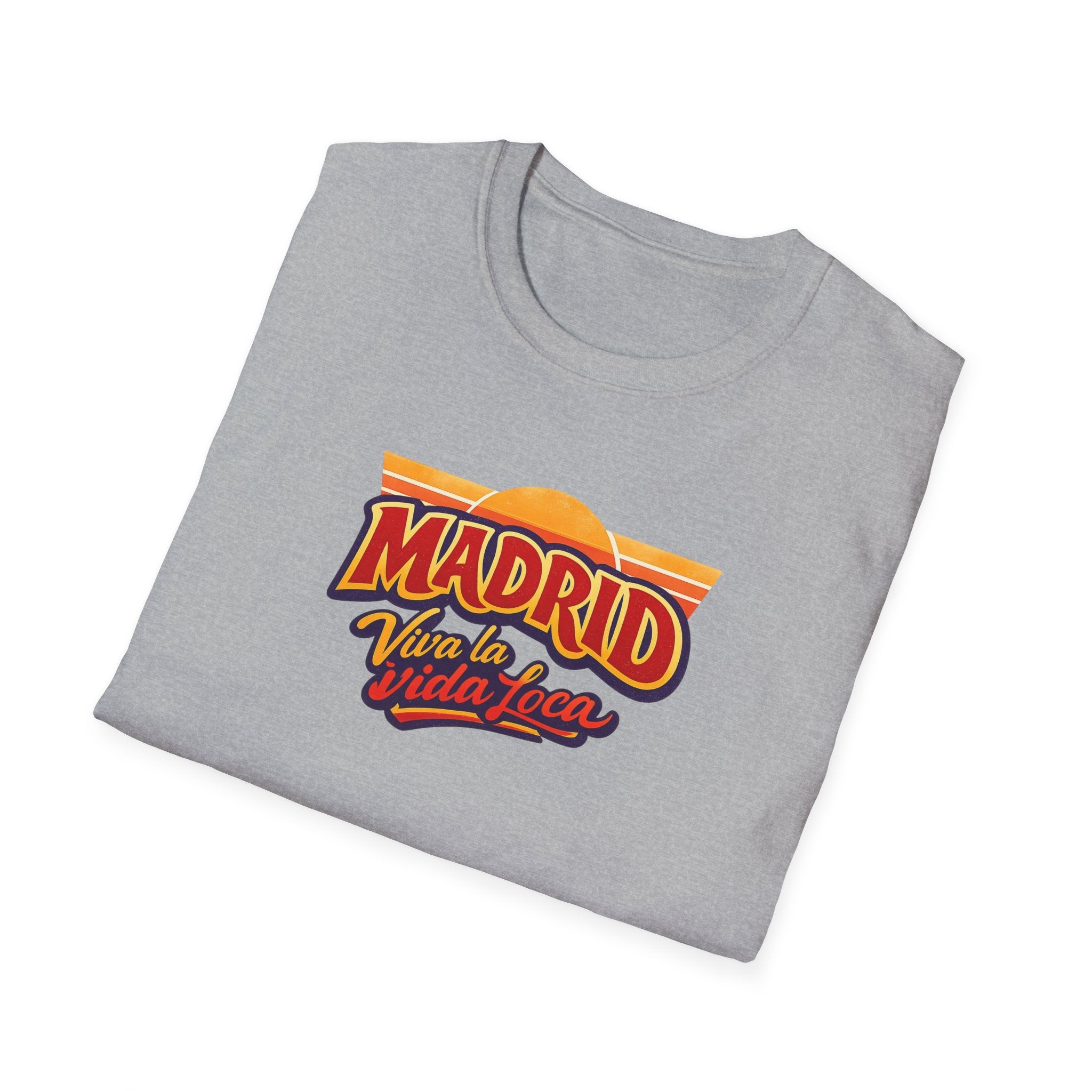 Madrid Viva La Vida Retro Graphic T-Shirt