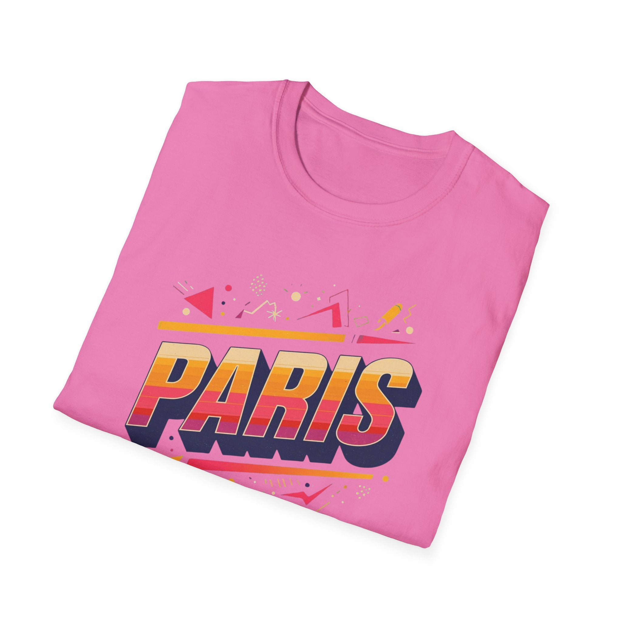 Paris Retro Graphic T-Shirt — Vintage 80s Style Travel Tee