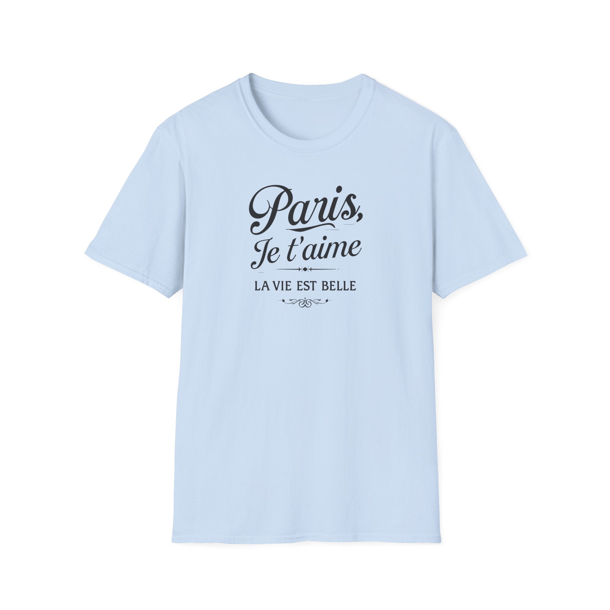 Paris Je t'aime T-Shirt | La Vie Est Belle Parisian Script