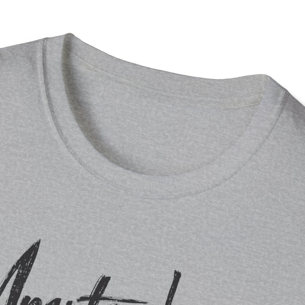 Amsterdam Art Museum T-Shirt — "Amsterdam" Script Graphic with "art museum — it’s a real draw"