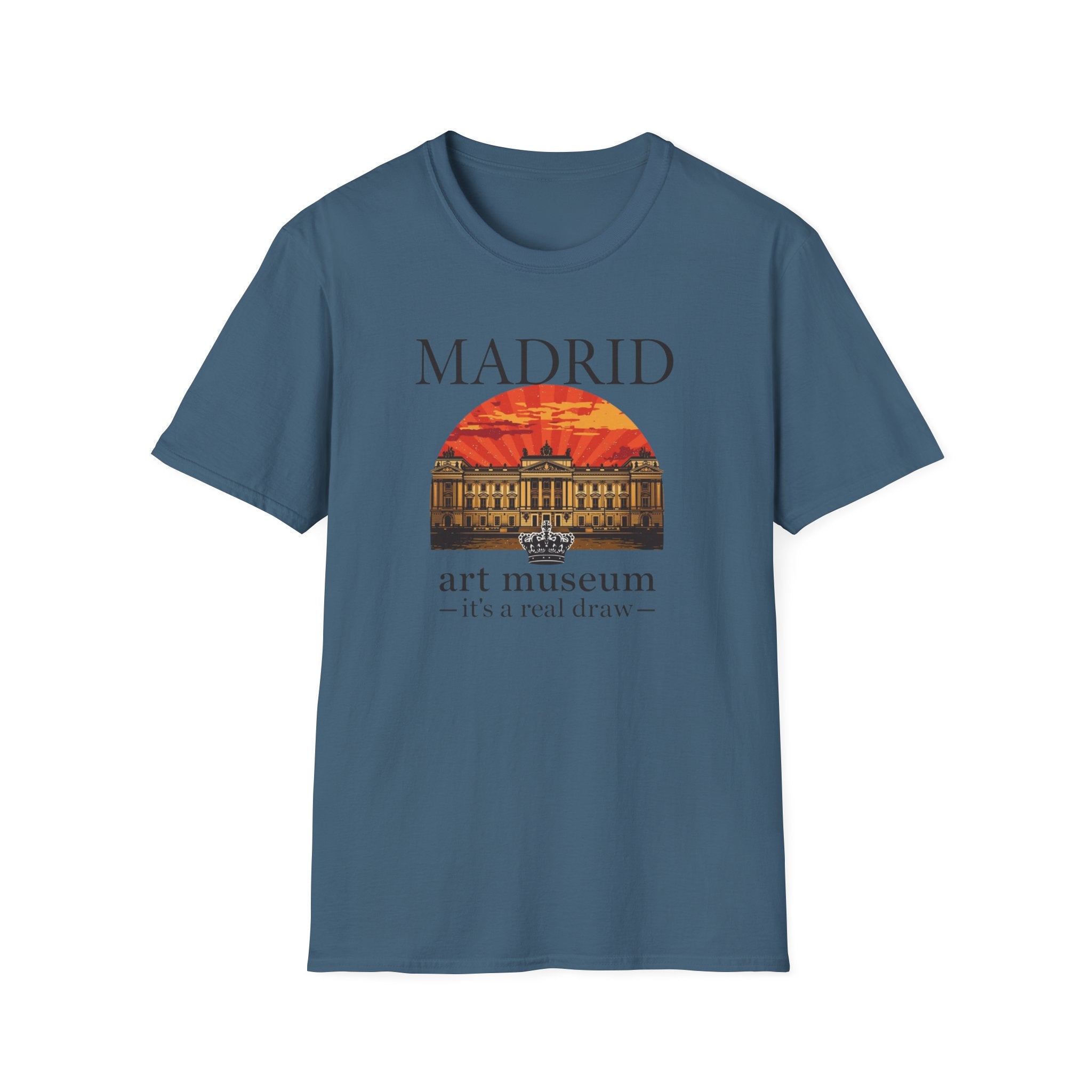 Madrid Art Museum T-Shirt — Vintage Sunset Prado Travel Tee