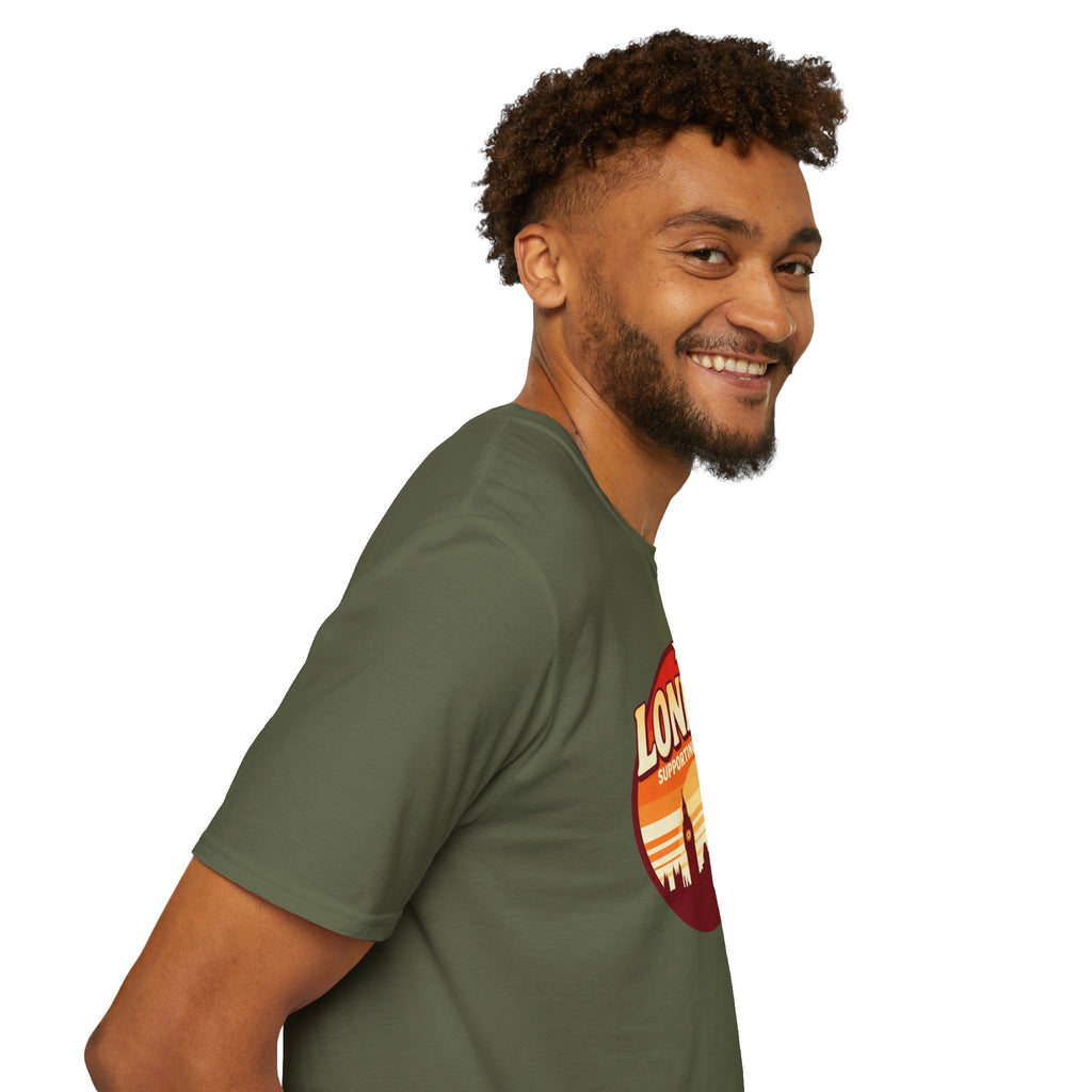 London Skyline T‑Shirt — Supporting England Retro Sunset Graphic