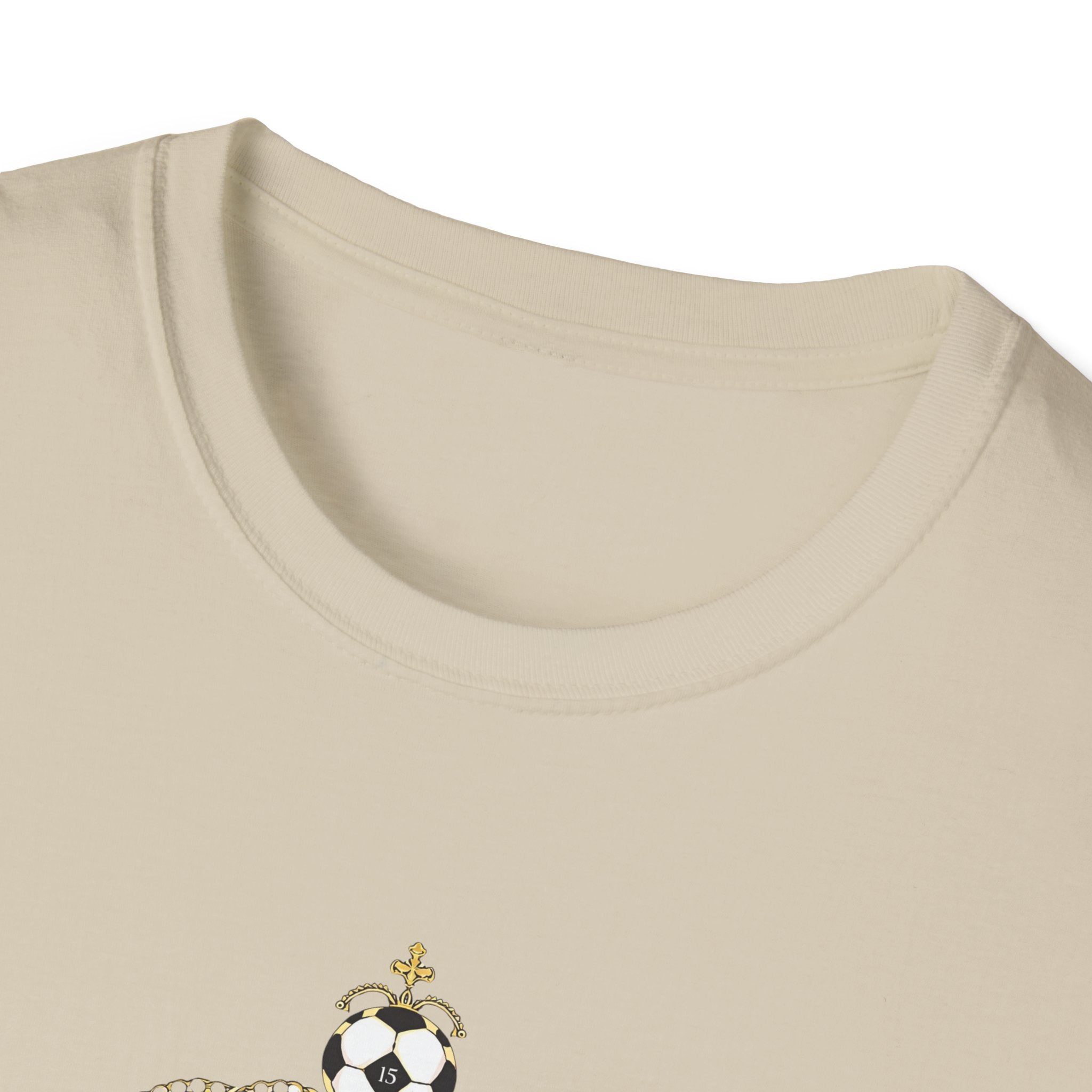 Crown with Soccer Ball Hala Madrid T-Shirt | Football Fan Tee