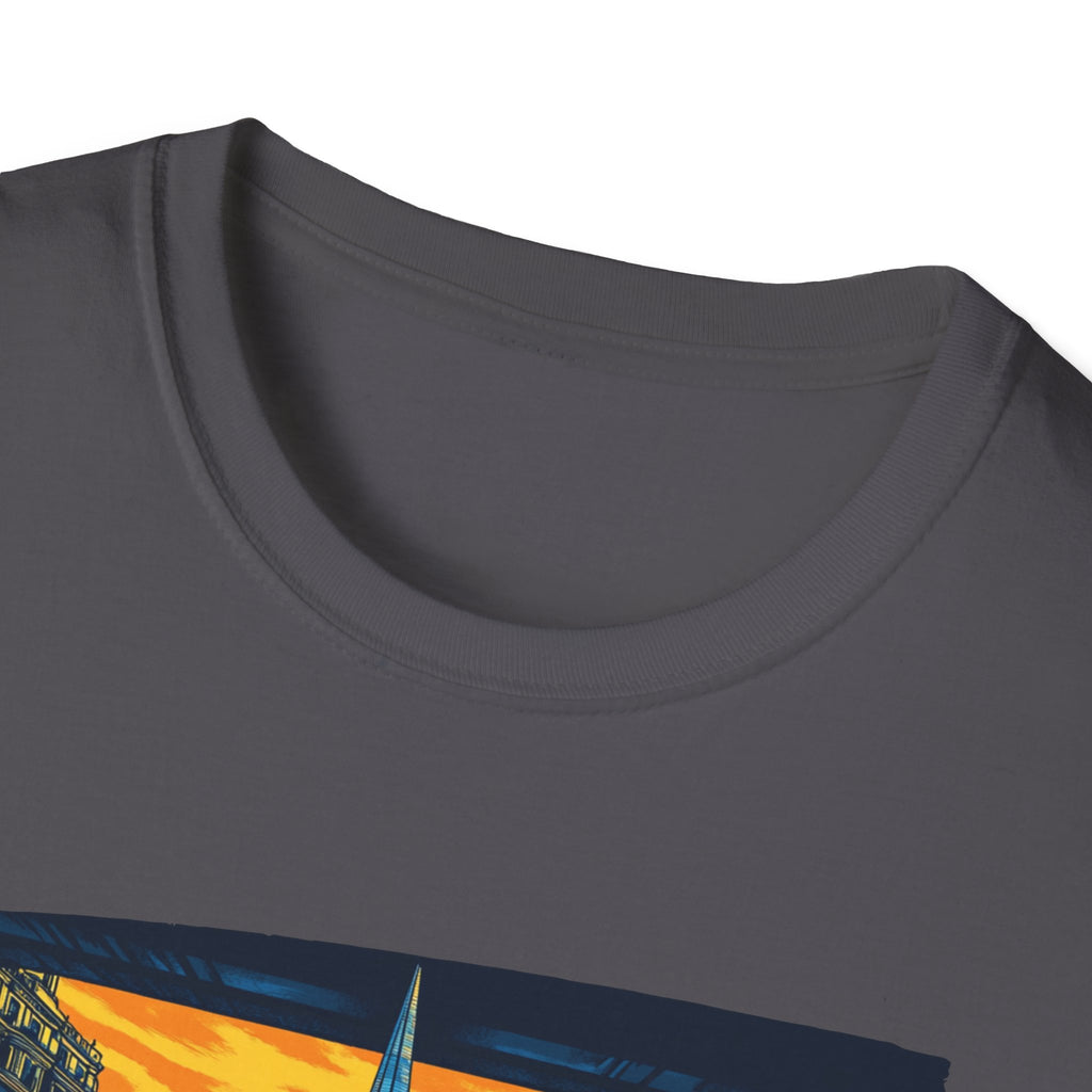 London Skyline Graphic T-Shirt | Retro Cityscape London Tee