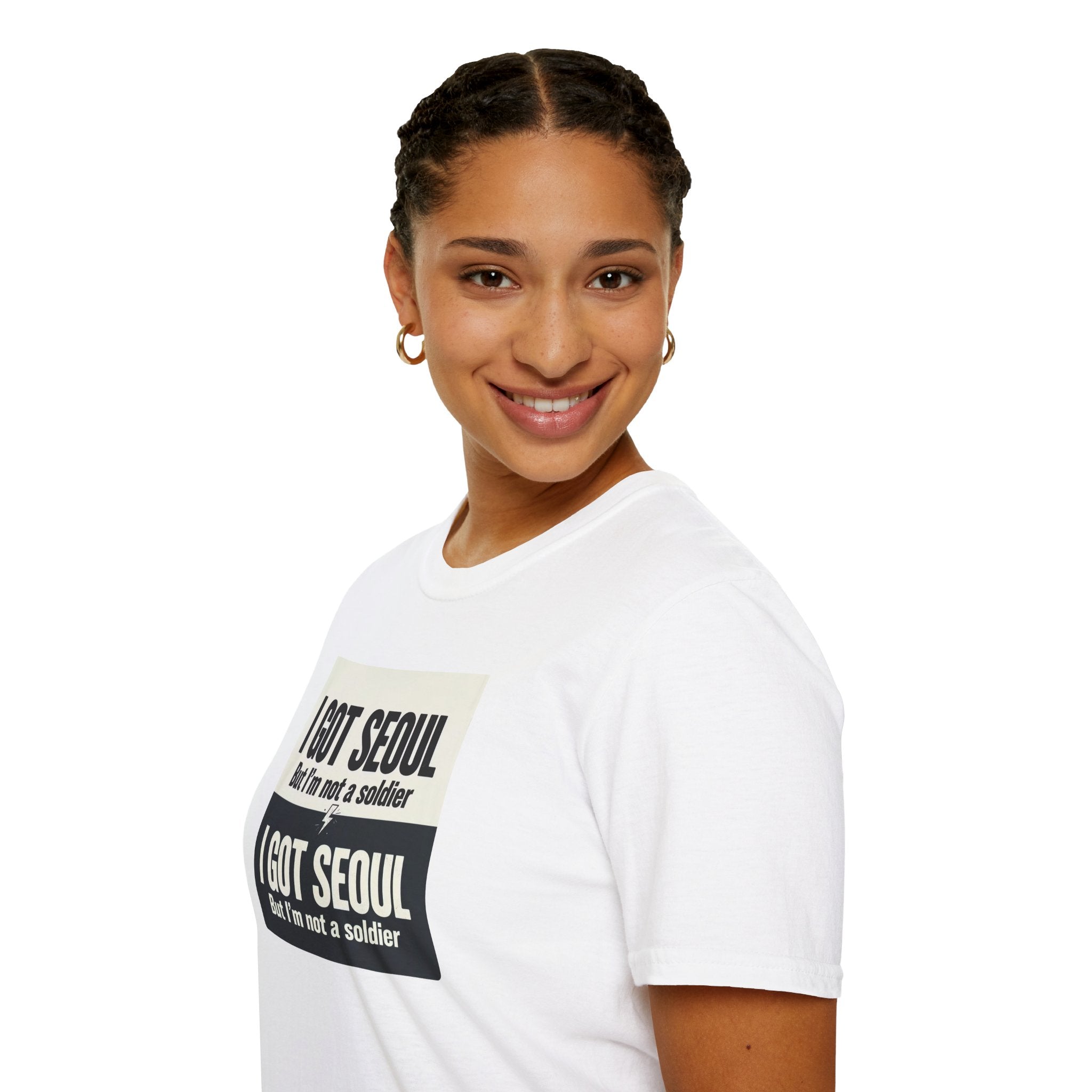 I Got Seoul But I'm Not a Soldier T-Shirt – Seoul Travel Souvenir Tee