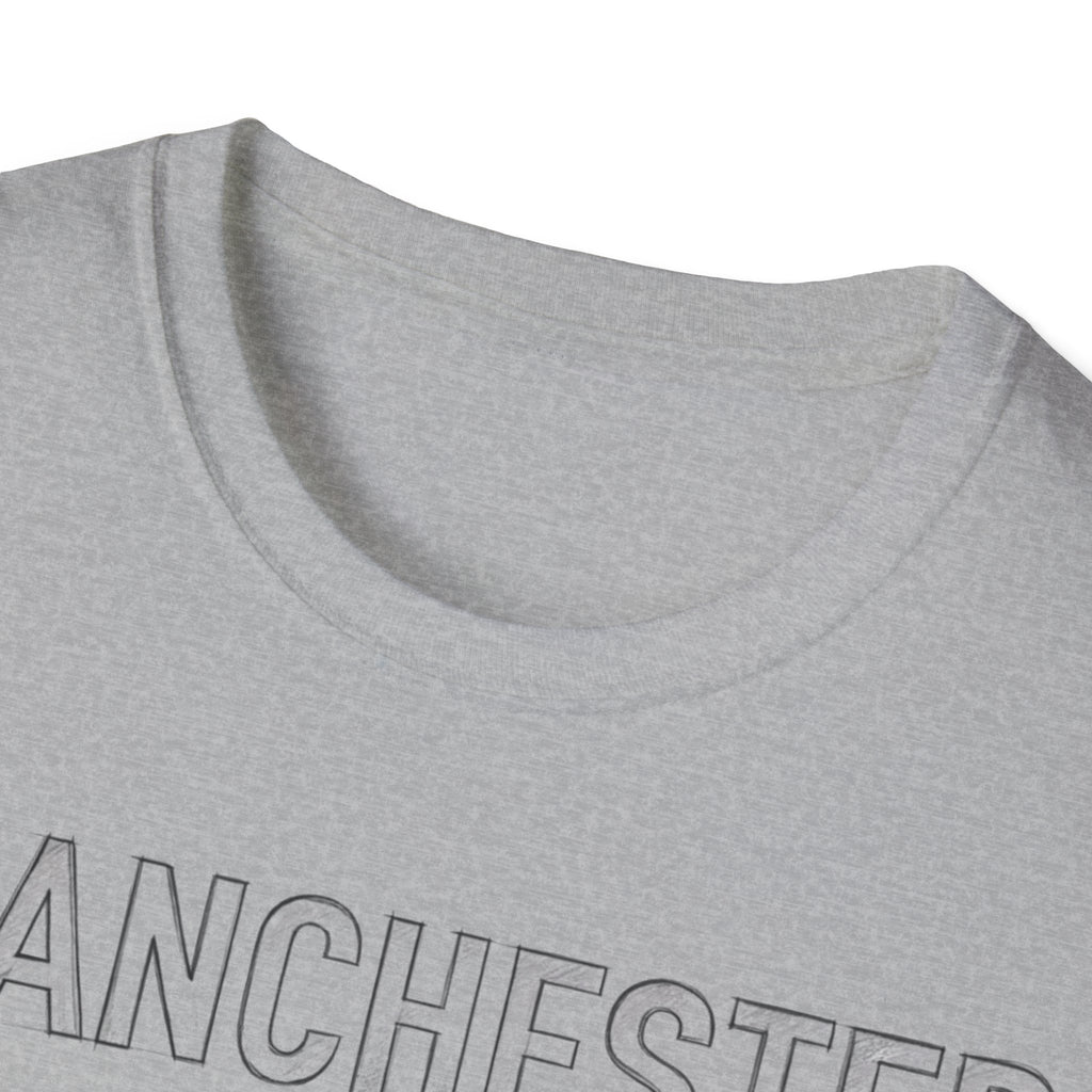 Manchester Est. 1853 T-Shirt — "Built by workers, loved by dreamers"