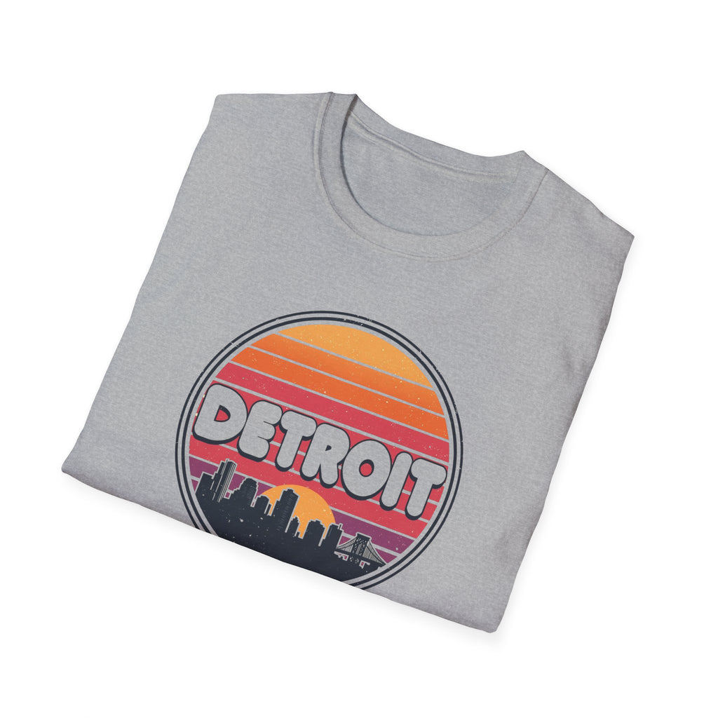 Detroit Sunset Skyline T-Shirt