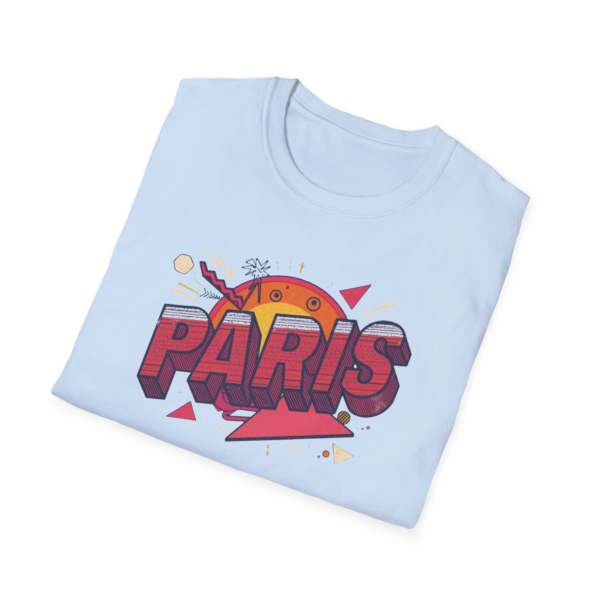 Paris Retro Graphic T-Shirt — Vintage Sunset Travel Tee