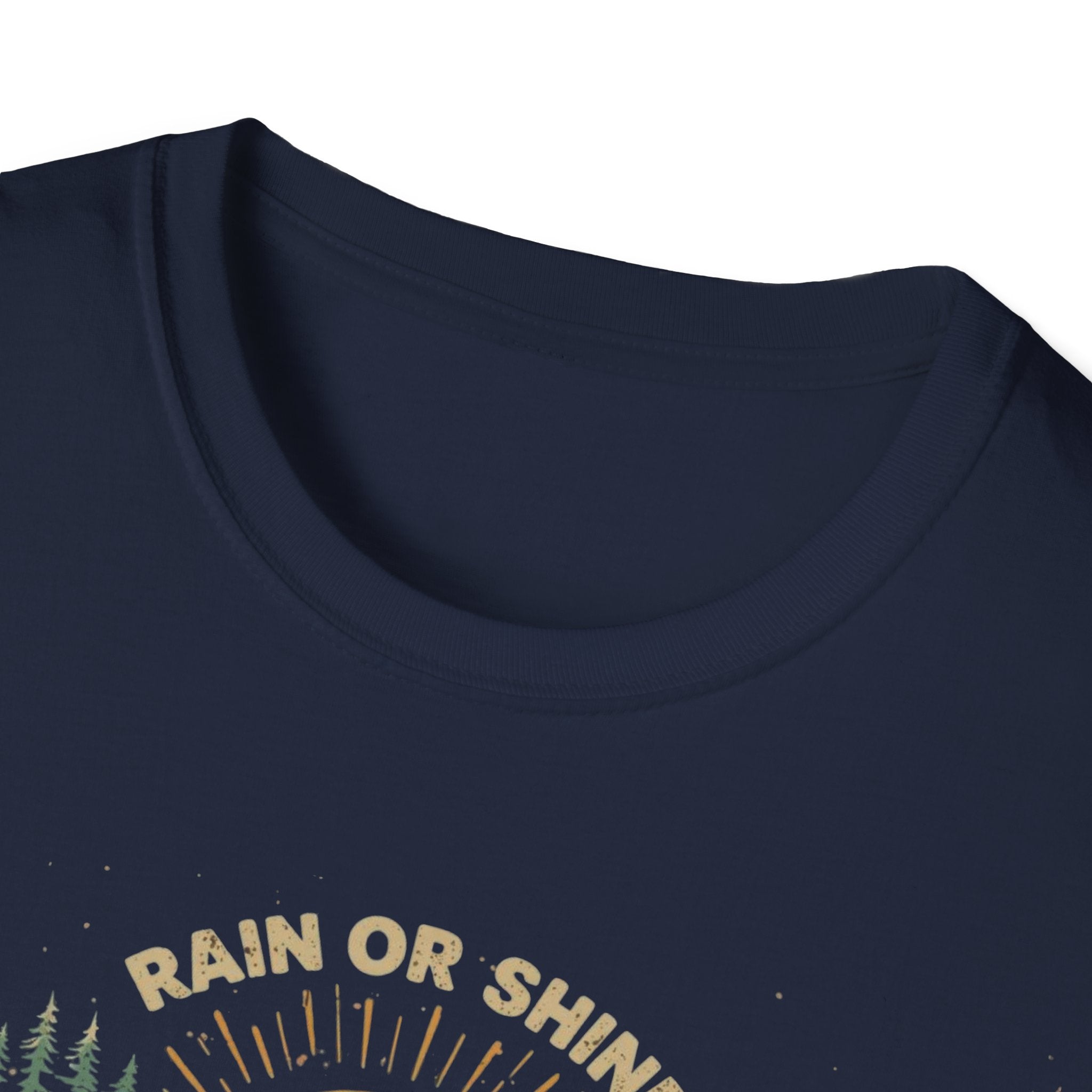 Seattle Vibes T-Shirt — "Rain or Shine" Retro Sunset Tee