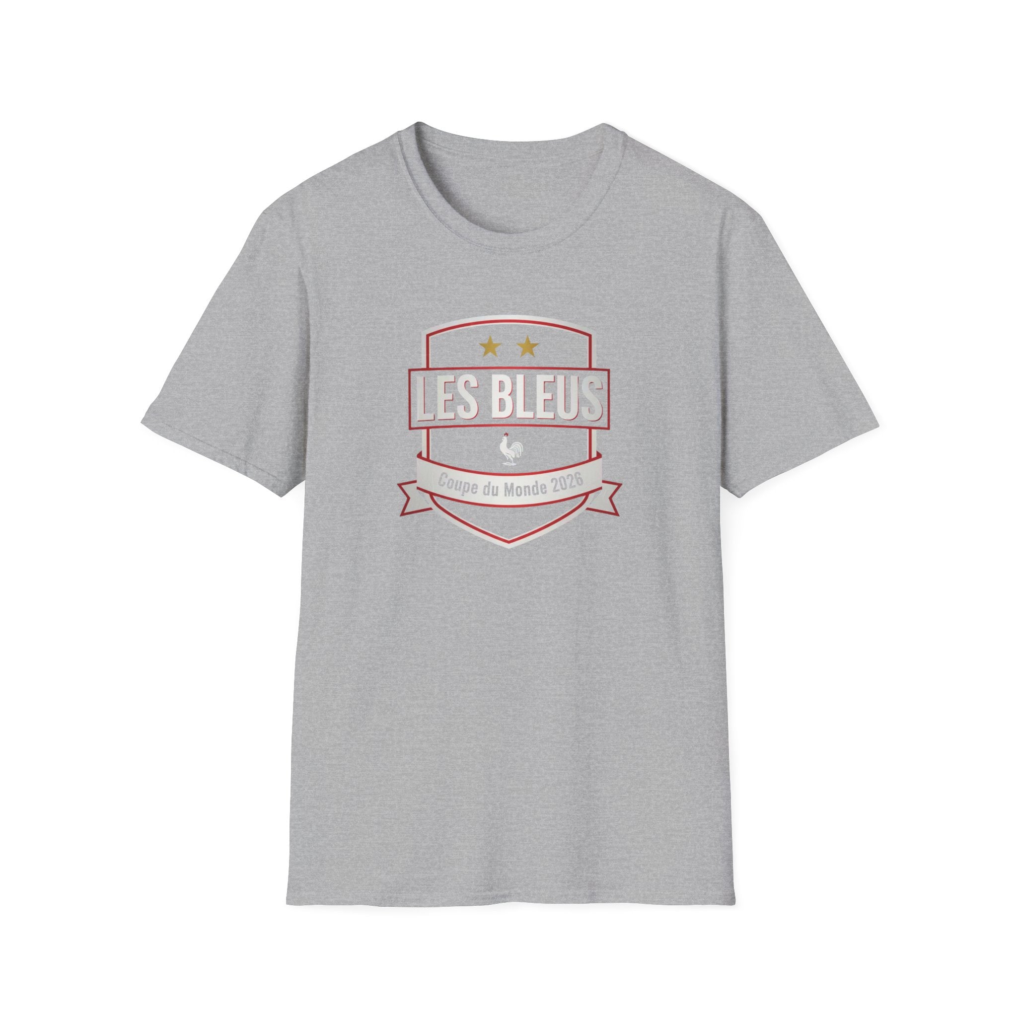 Les Bleus Shield T-Shirt – Coupe du Monde 2026 French Soccer Fan Tee