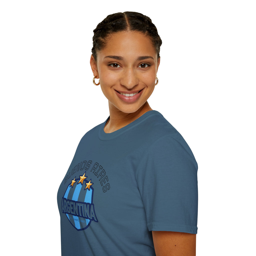 Argentina Buenos Aires Soccer Crest T-Shirt