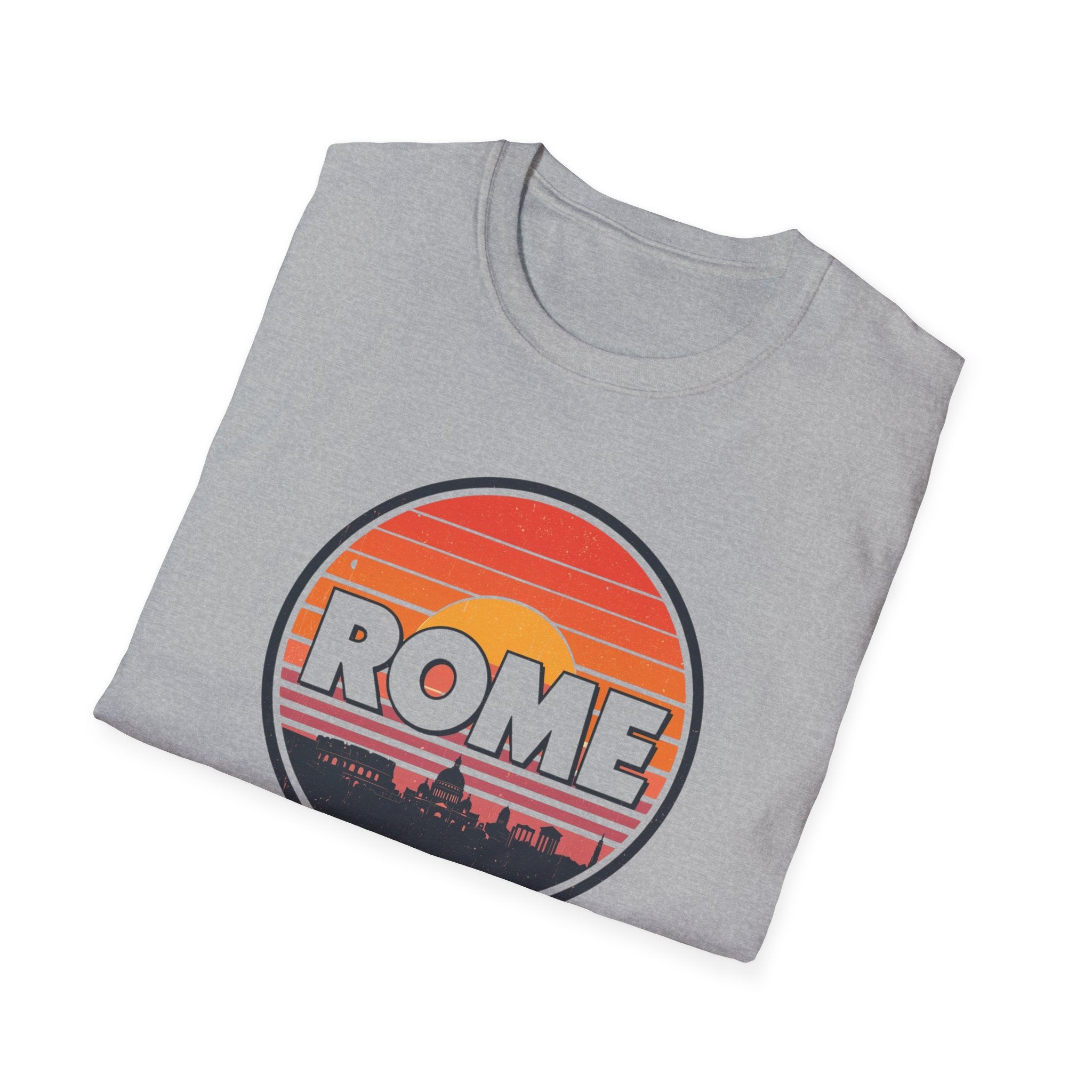 Rome Sunset T-Shirt — Vintage Retro City Skyline Tee