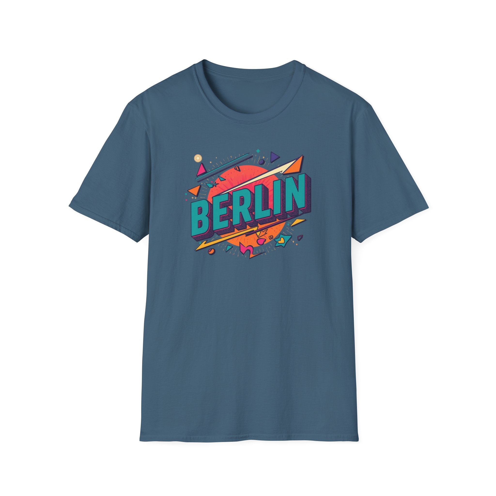 Berlin Retro Graphic T-Shirt — Colorful Vintage City Tee